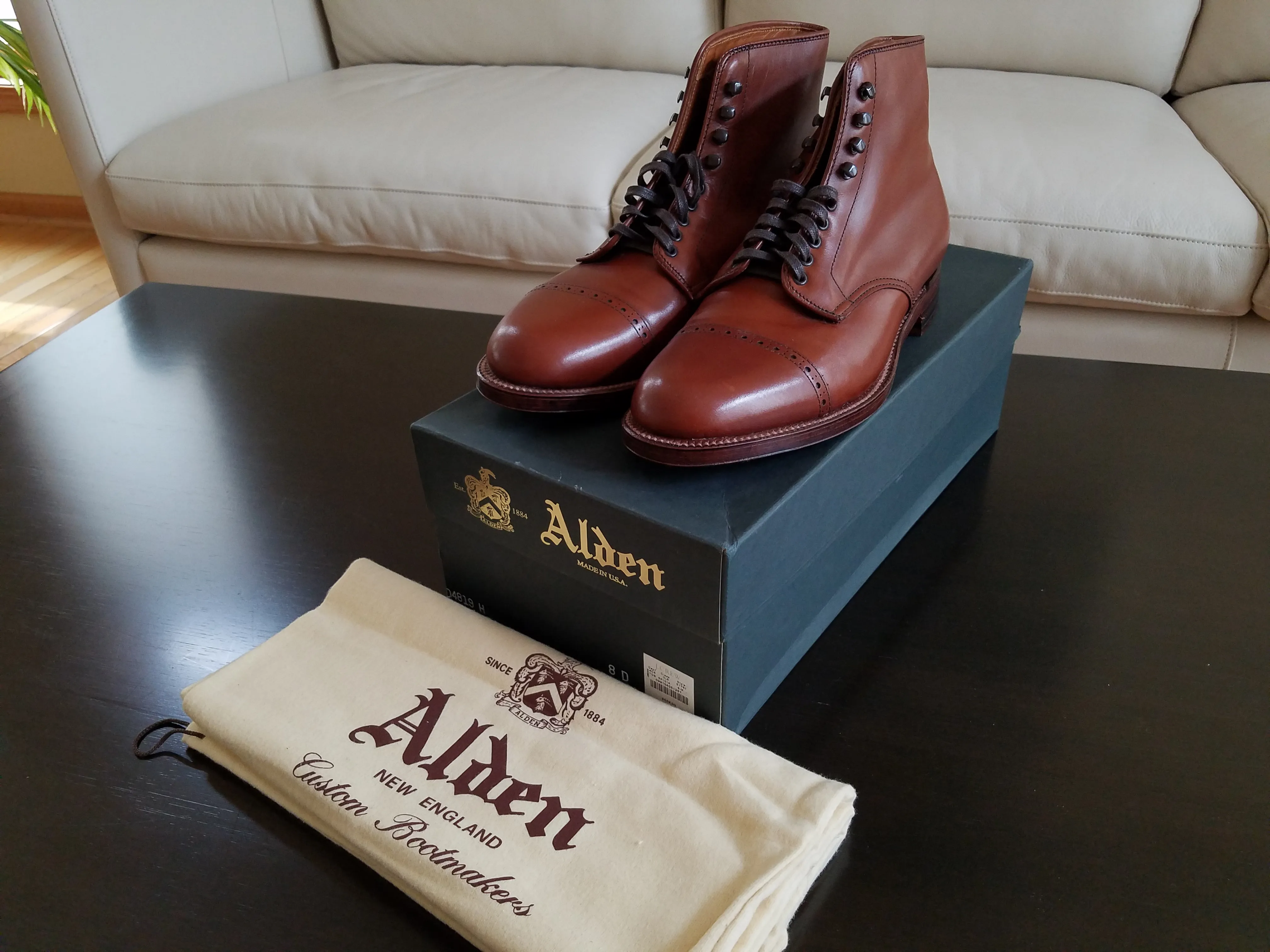 Alden for J.Crew Straight Tip Boot
