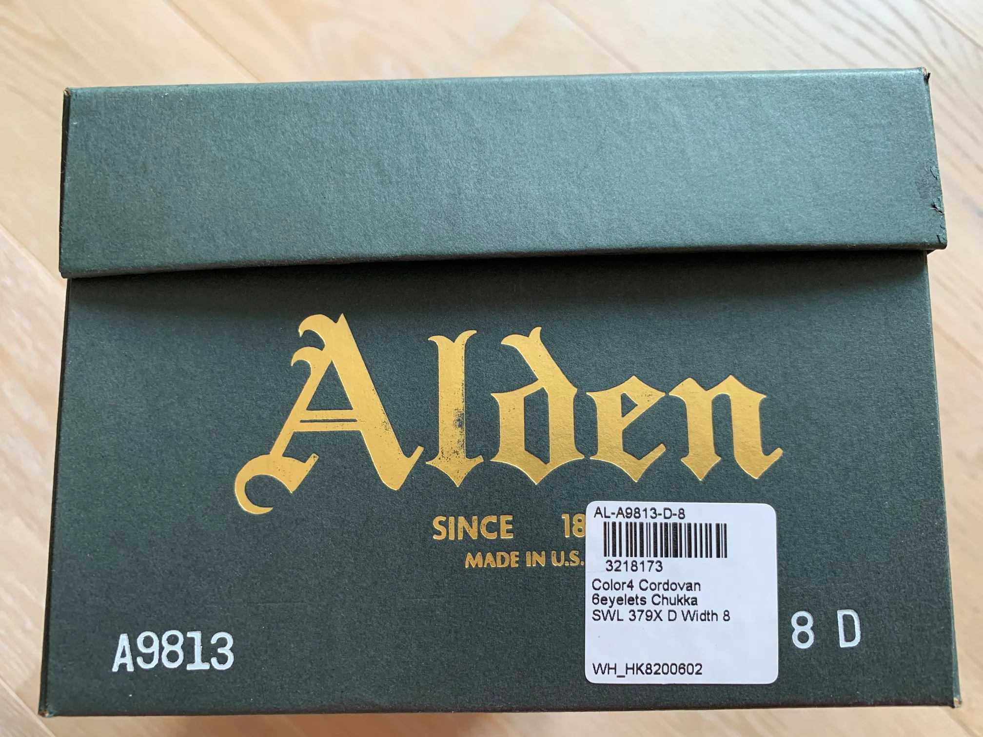 Alden Chukka Color 4 Cordovan