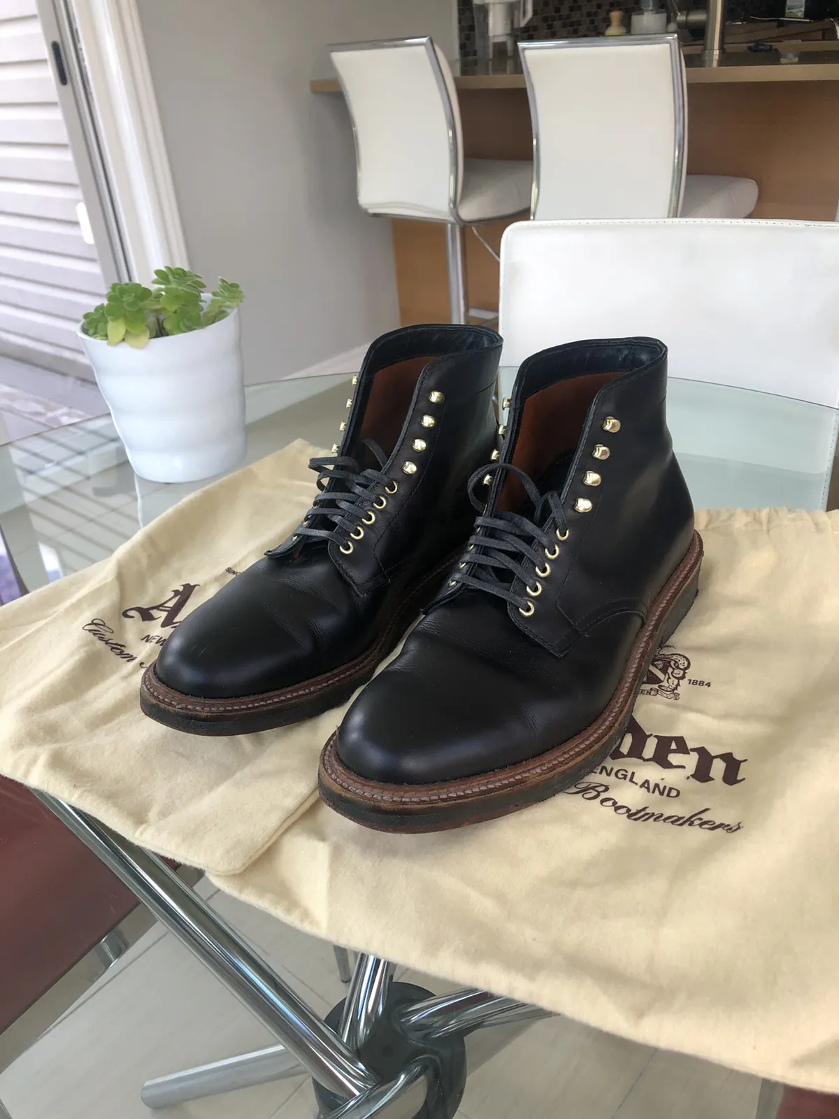 Alden 4515H leather boots