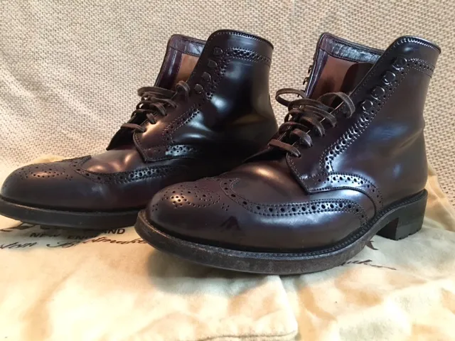 Alden Color #8 Wingtip Boots