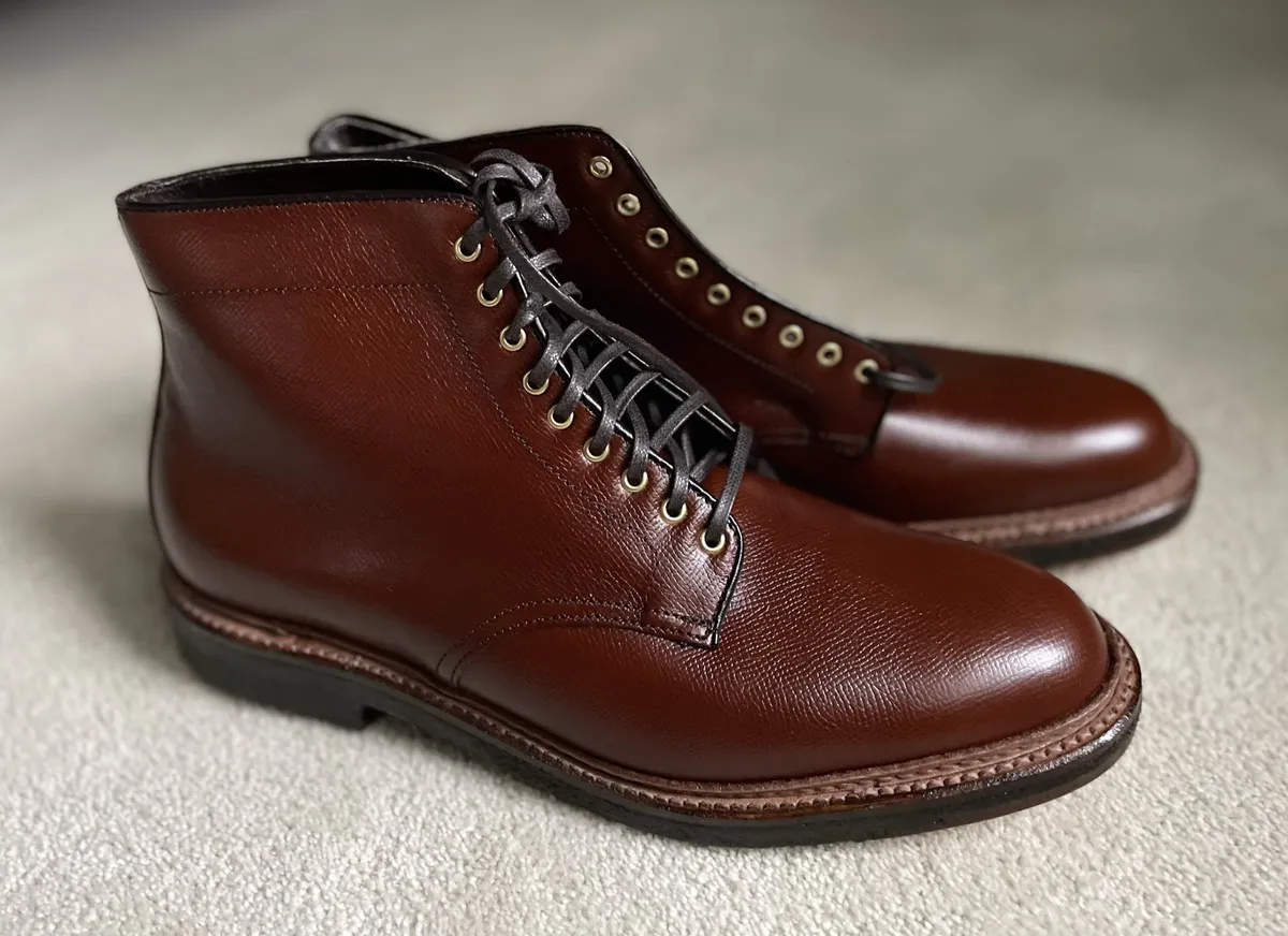 Rowland Brown Alpine Plain Toe Boots