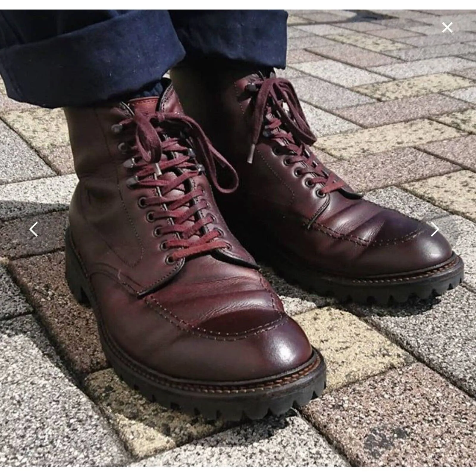 ALDEN 6.5 D 403 MOC TOE INDY CHUKKA BOOT BROWN CHROMEXCEL