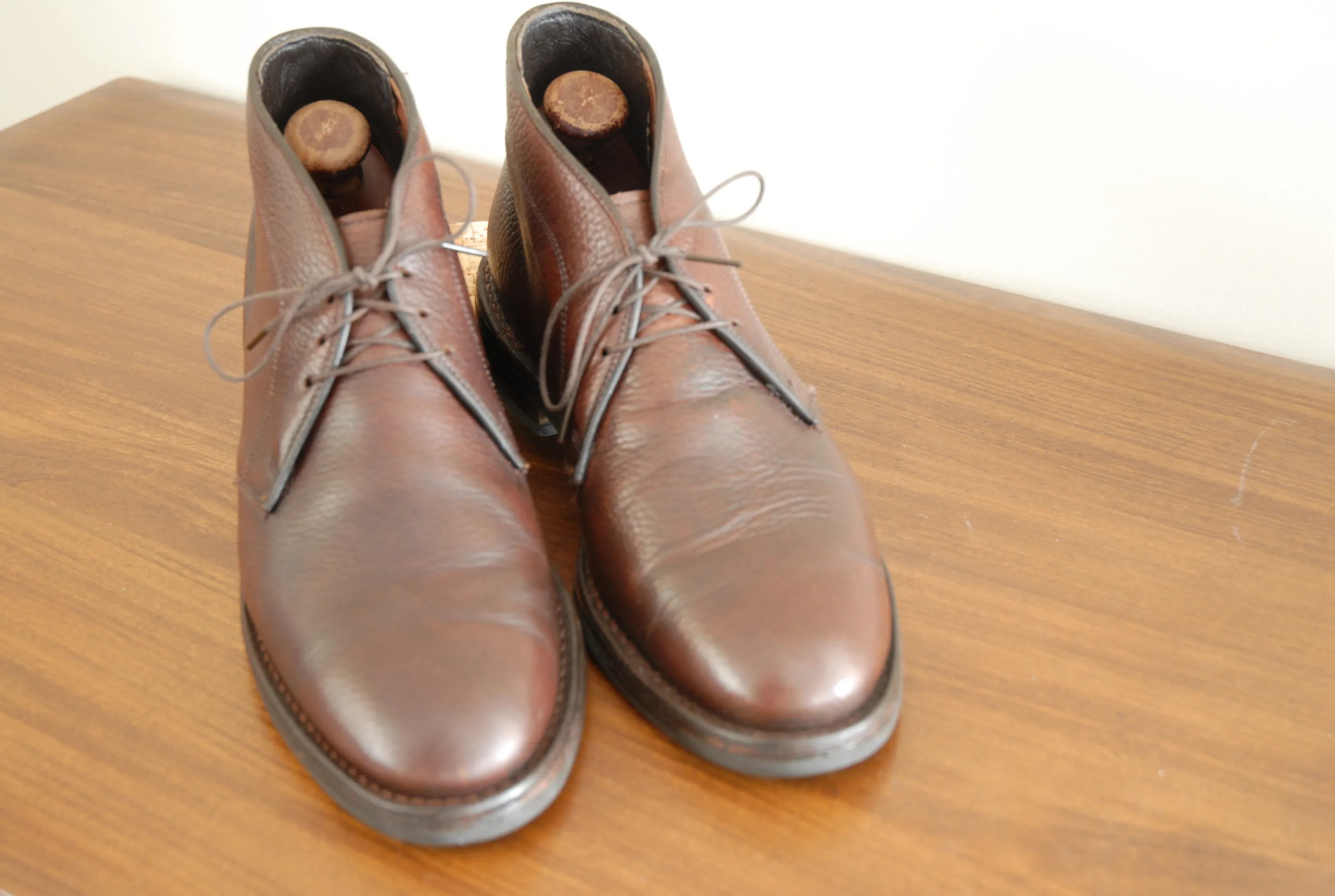 Malvern Chukka Pebbled Calf, EUC