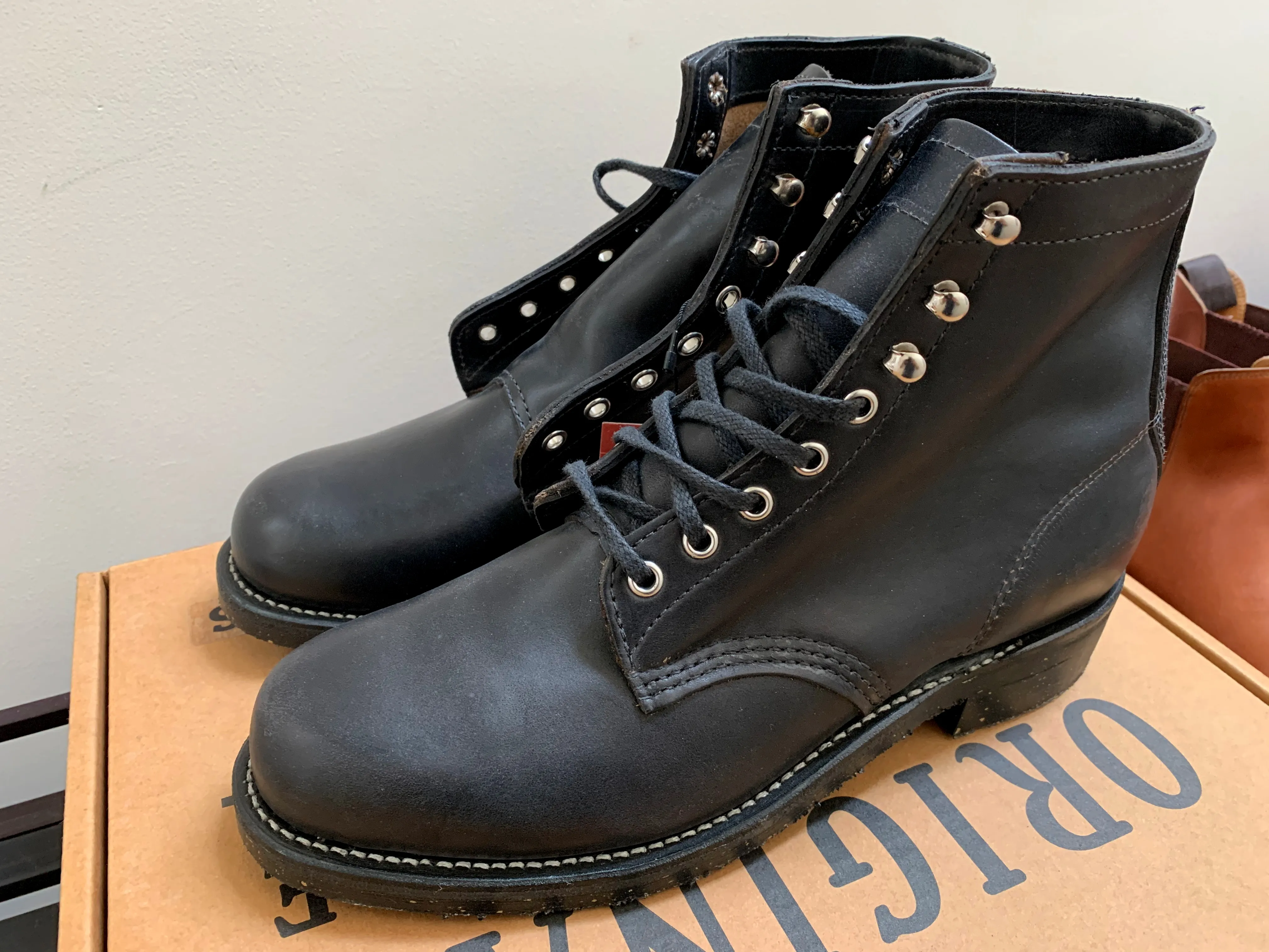 Chippewa 1939 Original Service Boots - Leather 6"