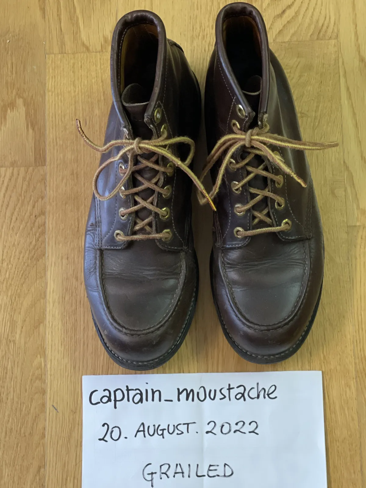 CHIPPEWA MOC TOE BOOTS