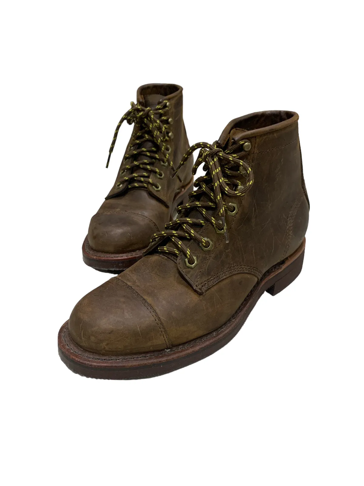 LL BEAN X CHIPPEWA LACE UP LEATHER BOOTS SHOES