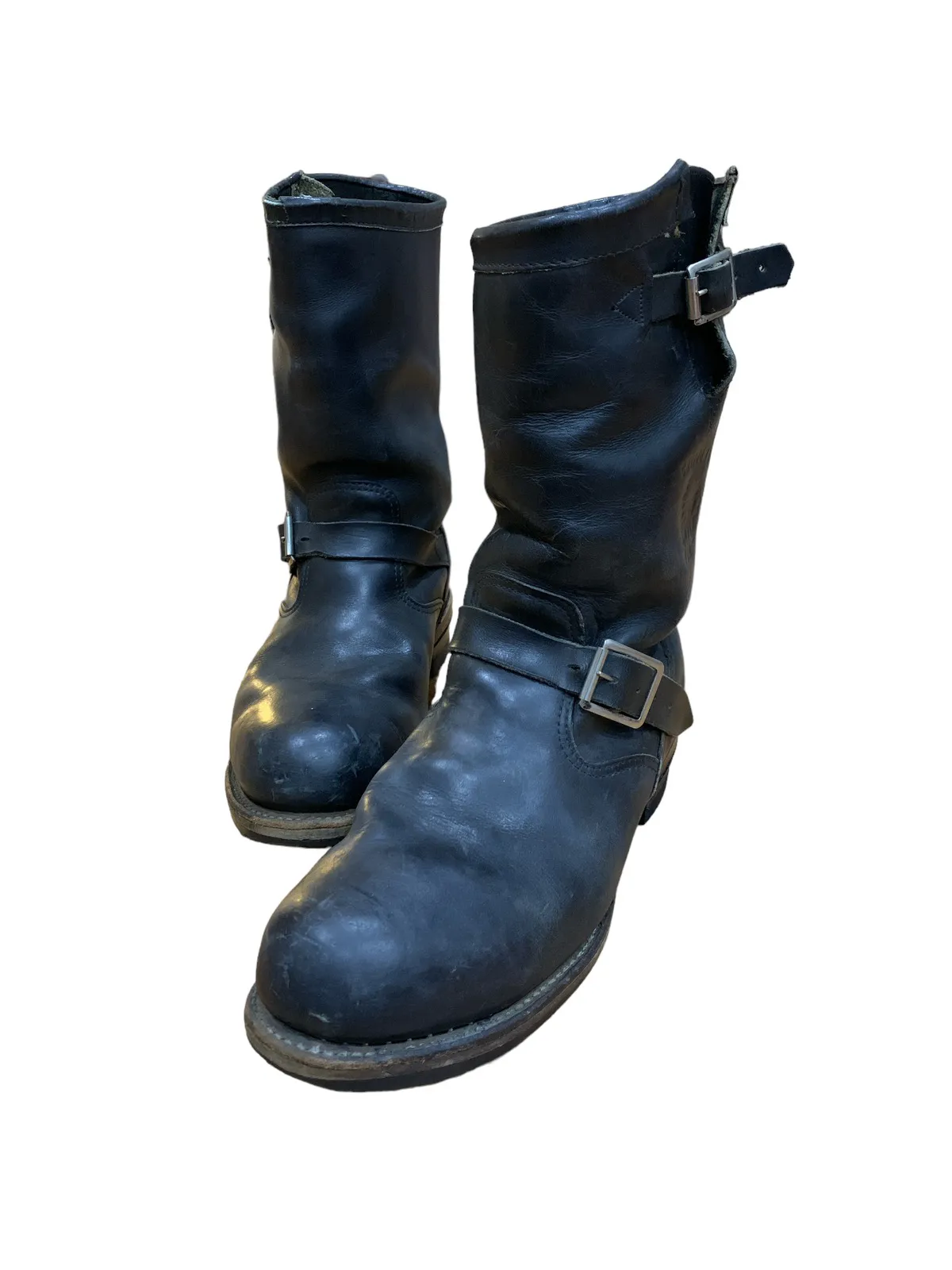 CHIPPEWA FULL LEATHER ENGINEER BIKER BOOTS SHOES