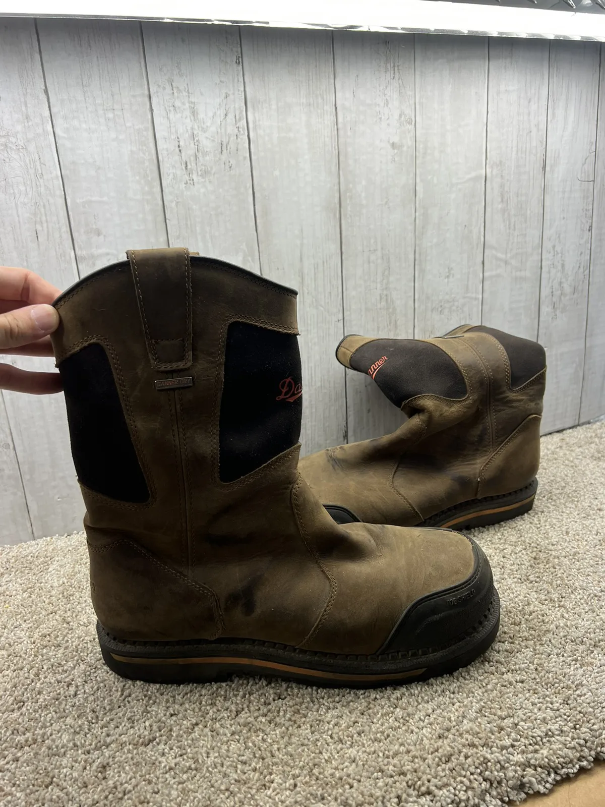 Danner Men's 13249 Trakwelt Wellington 11" Boots Size 11.5