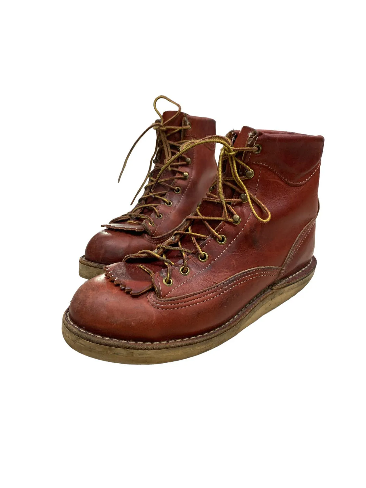VINTAGE FULL LEATHER DANNER BULL RUN 6" BOOTS