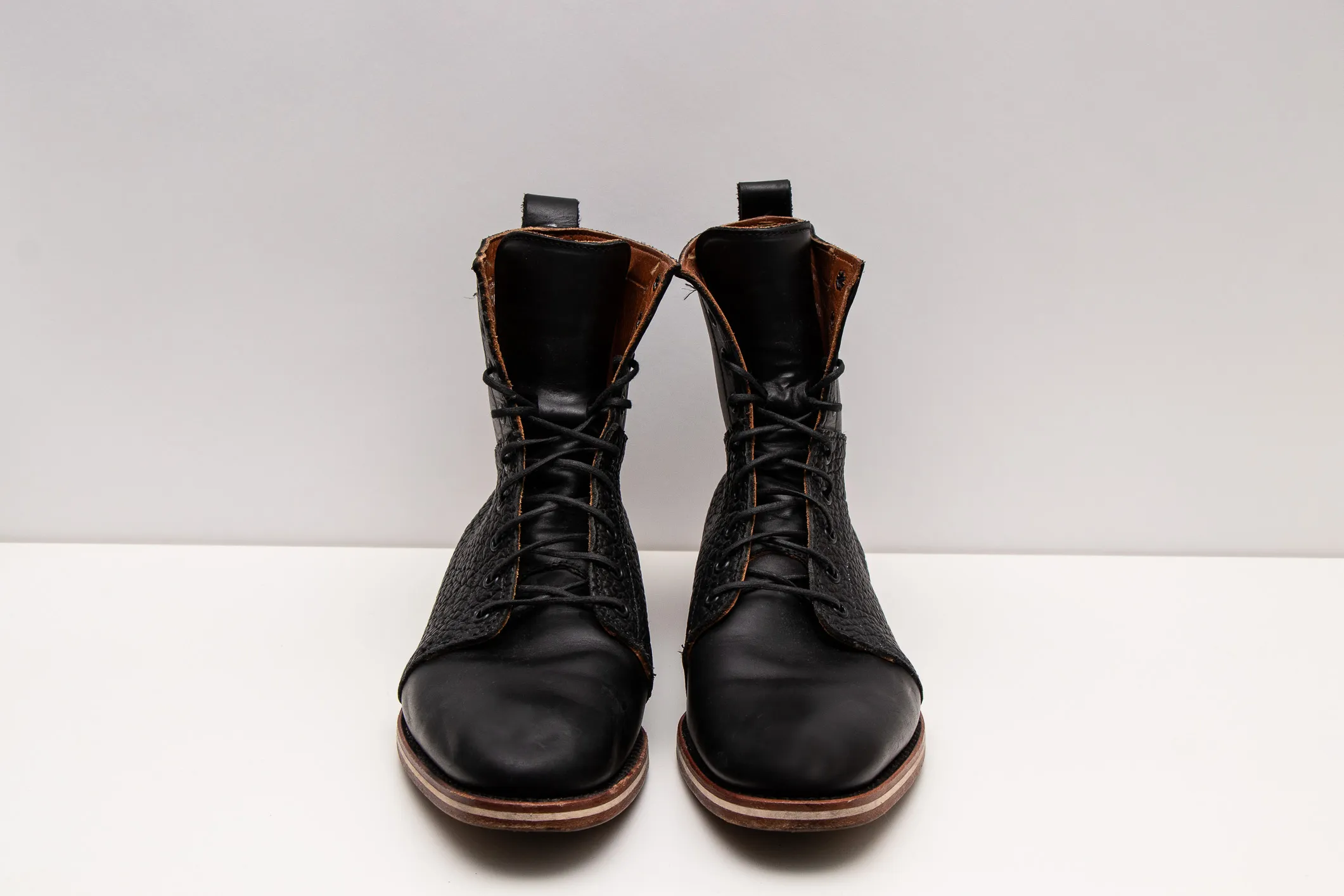 Black Motorcycle Dress Boots