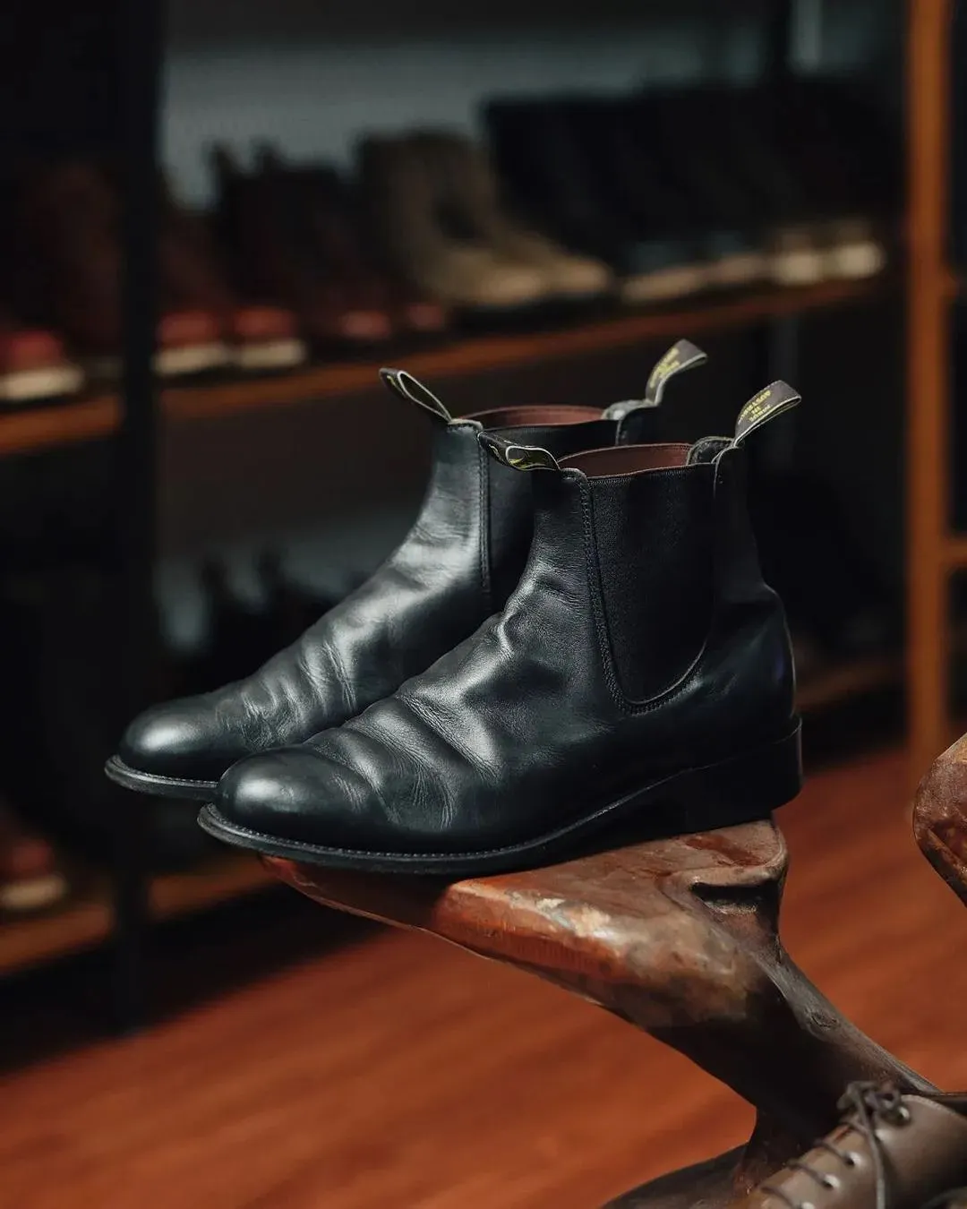 RM Williams Chelsea Boots Black Original Made Australia