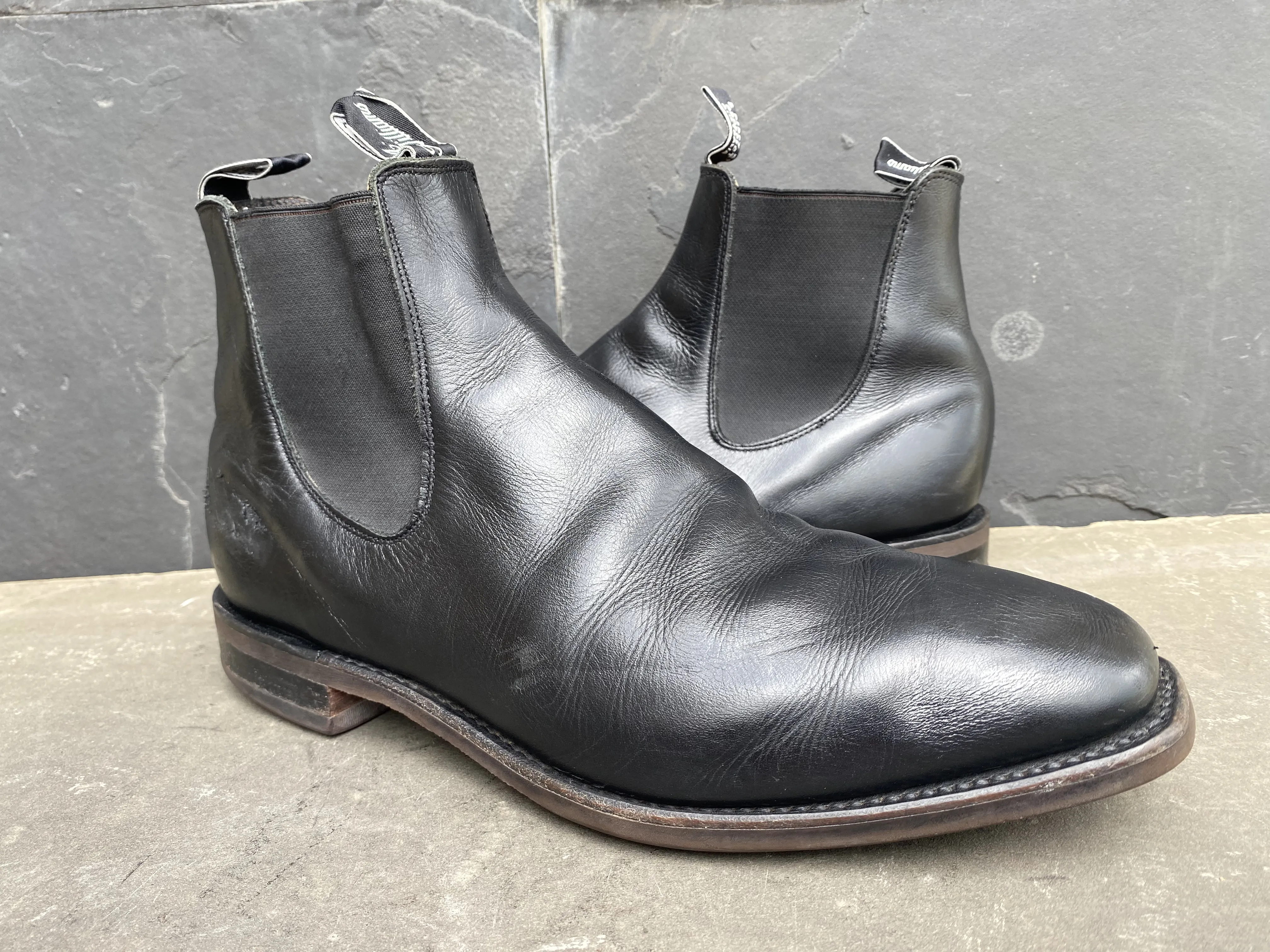 RM Williams Comfort Craftsman Australia Chelsea Black Wide