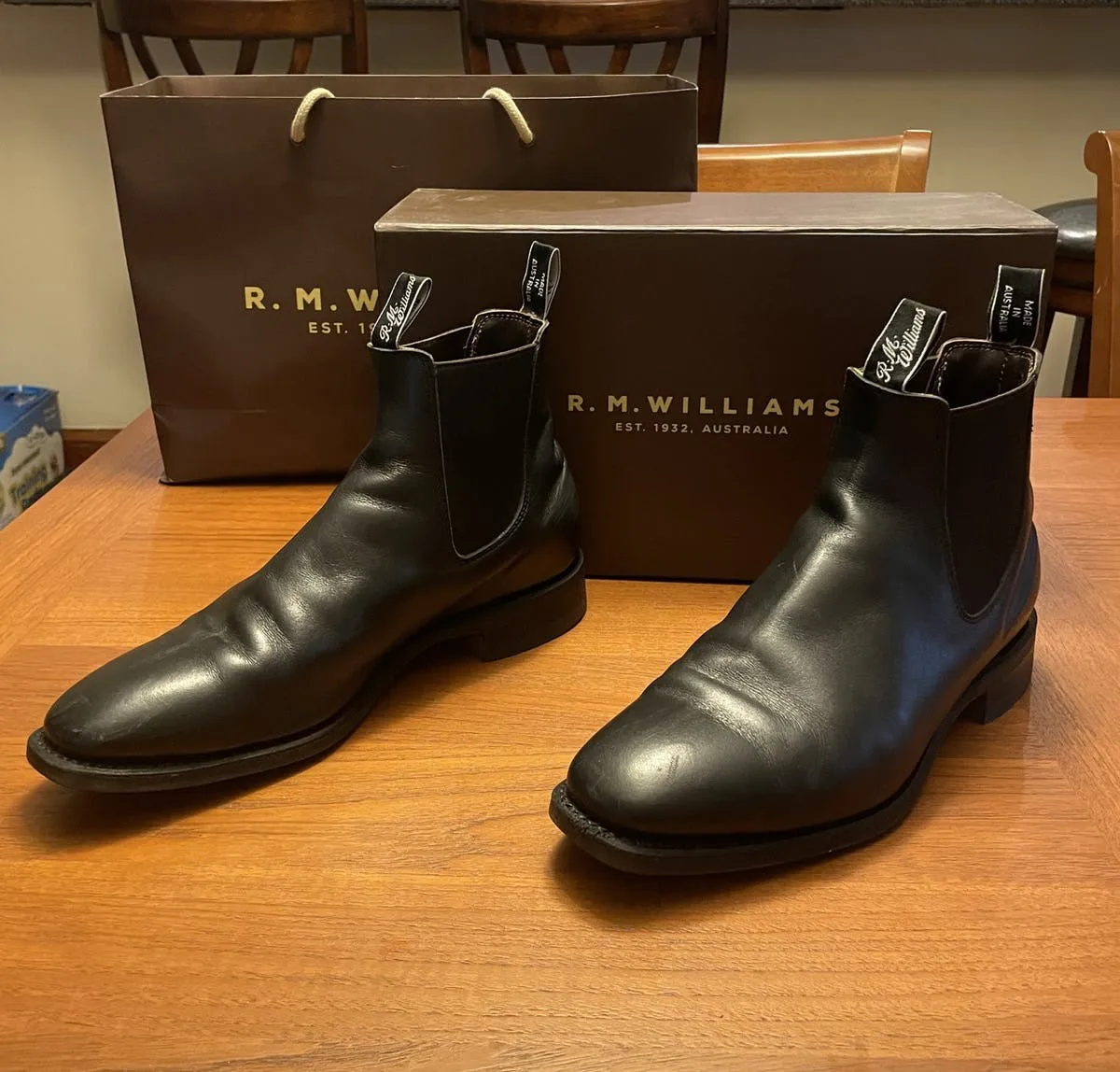 R M Williams Comfort Craftsman Boots Size 11