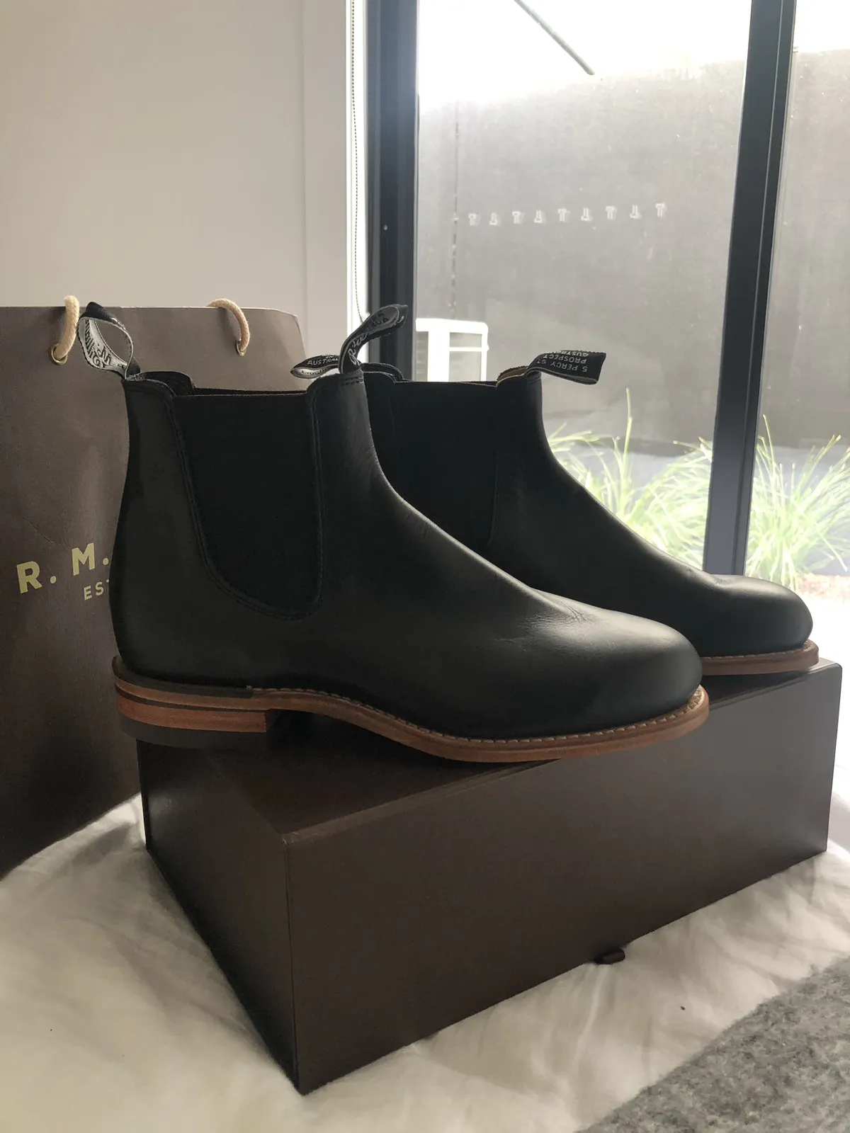 RM Williams Boots Black Size 42