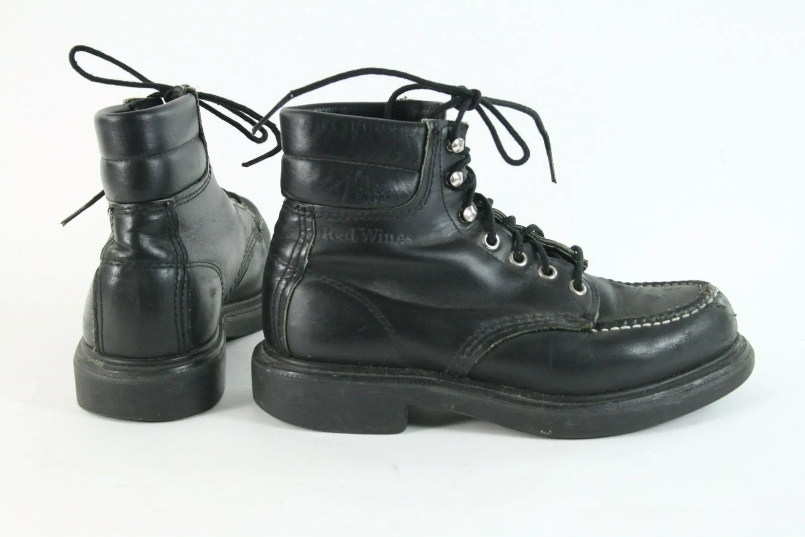 Red Wing 8805 Or 8813 Lace Up Ankle Boot in Black Leather
