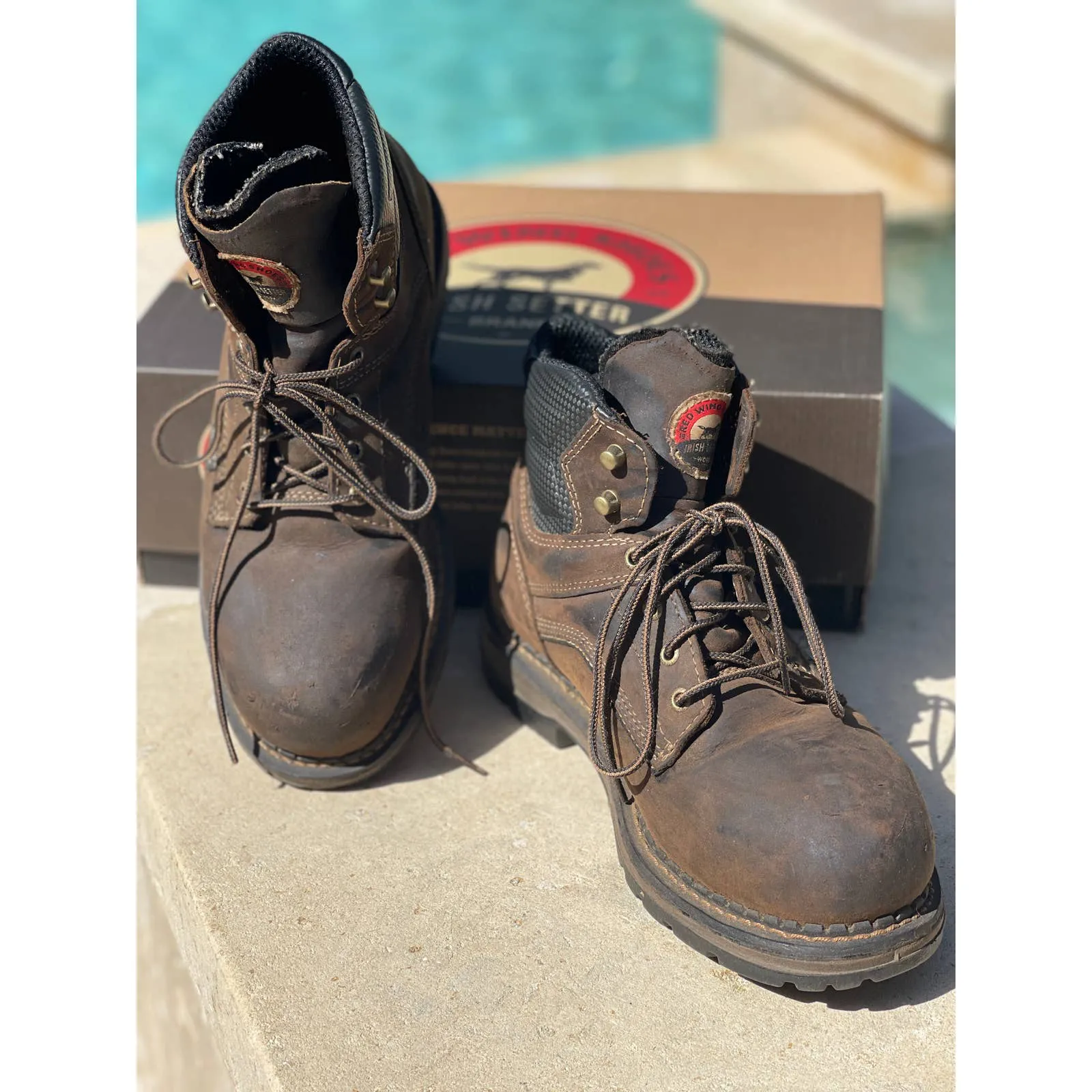 Red Wing Shoes Irish Setter Men's Work Boot Safety Toe S-10