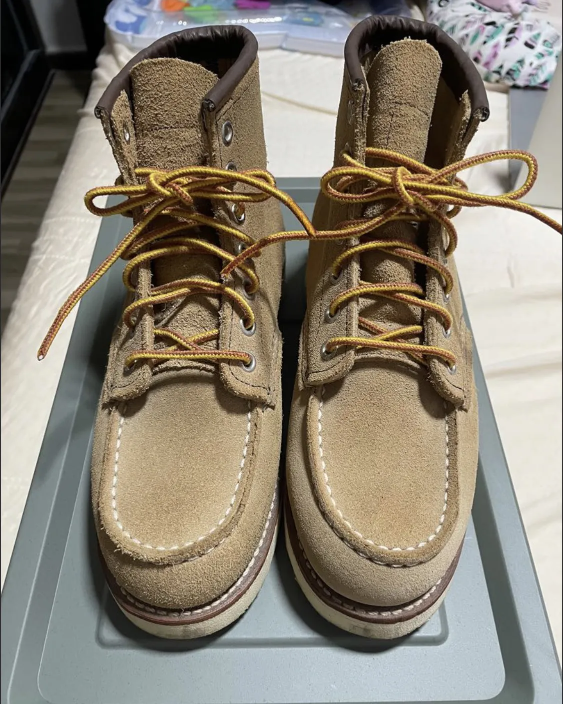 Red Wing Boots Moc 8850 Sand Mohave Size 4E