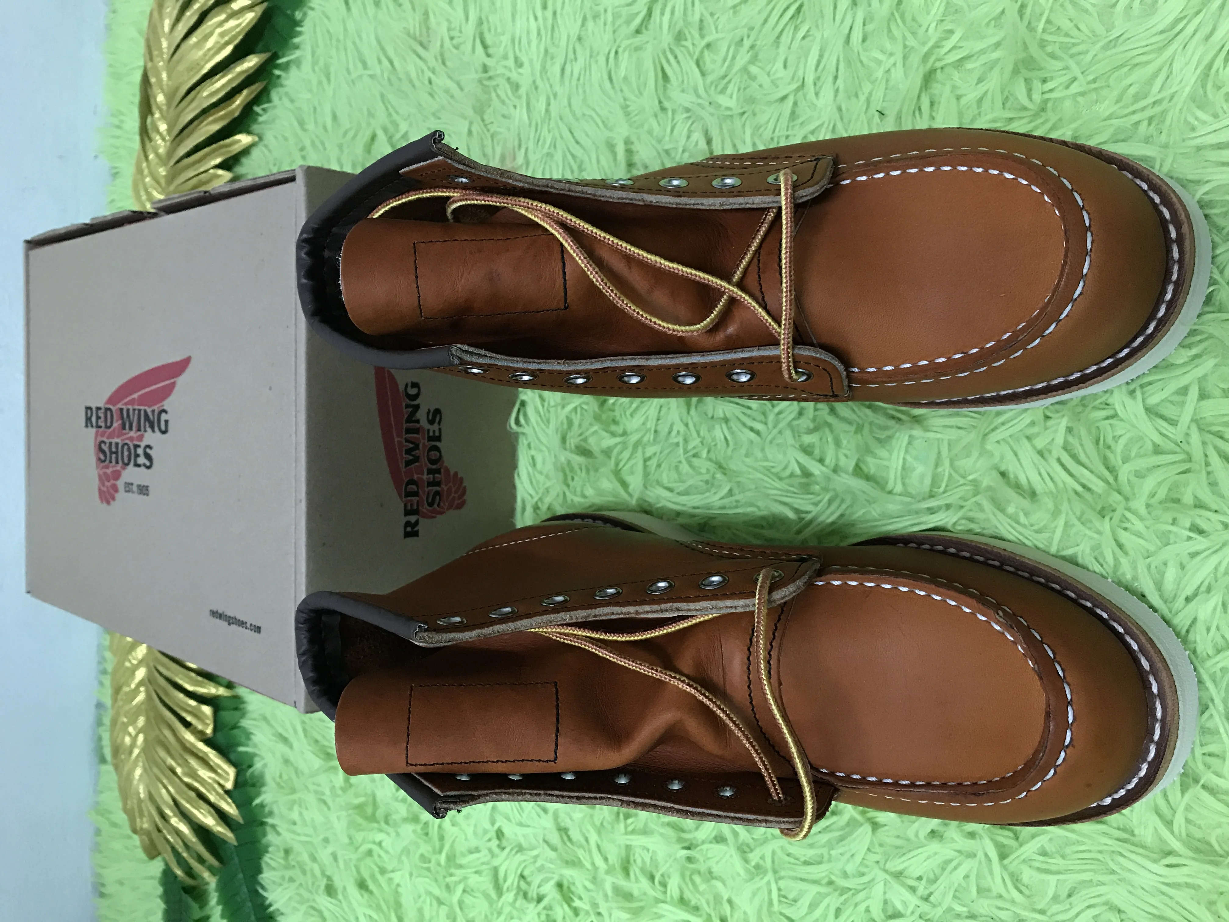 Red Wing Shoe Classic Moc Toe 875 Oro Legacy Original