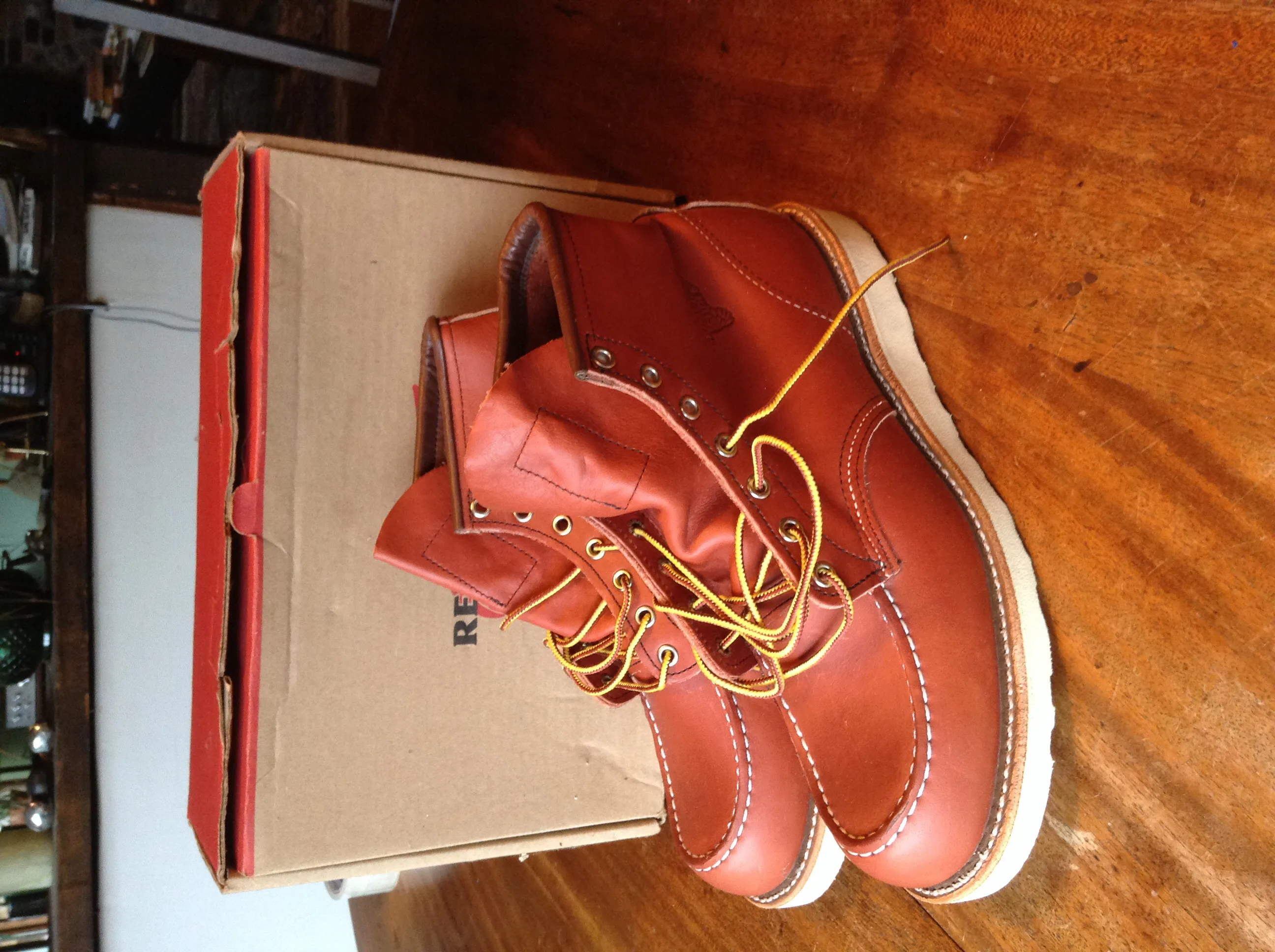 Red Wing 6" Moc Toe Oro Russets