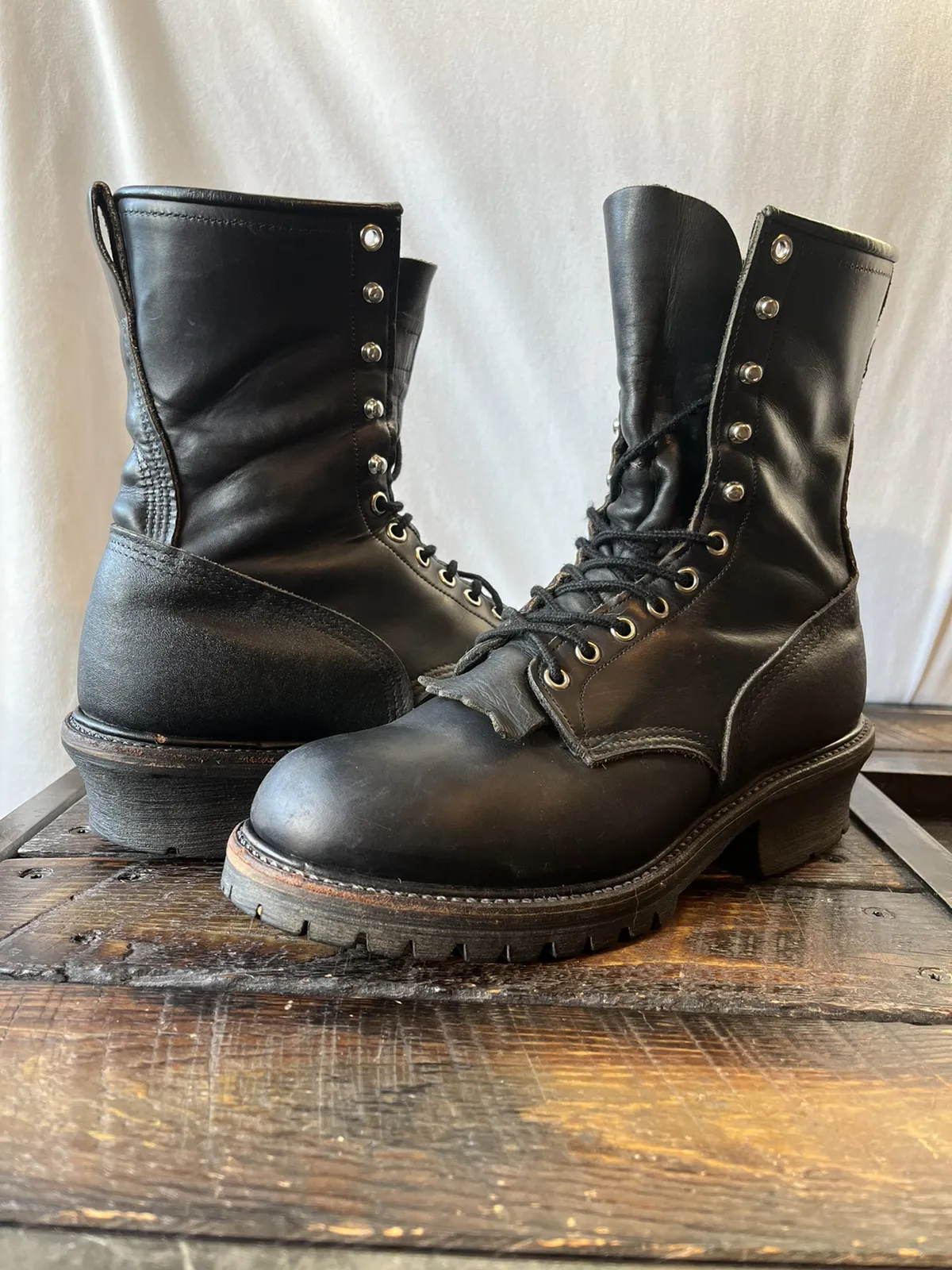 Vintage redwing logger boots