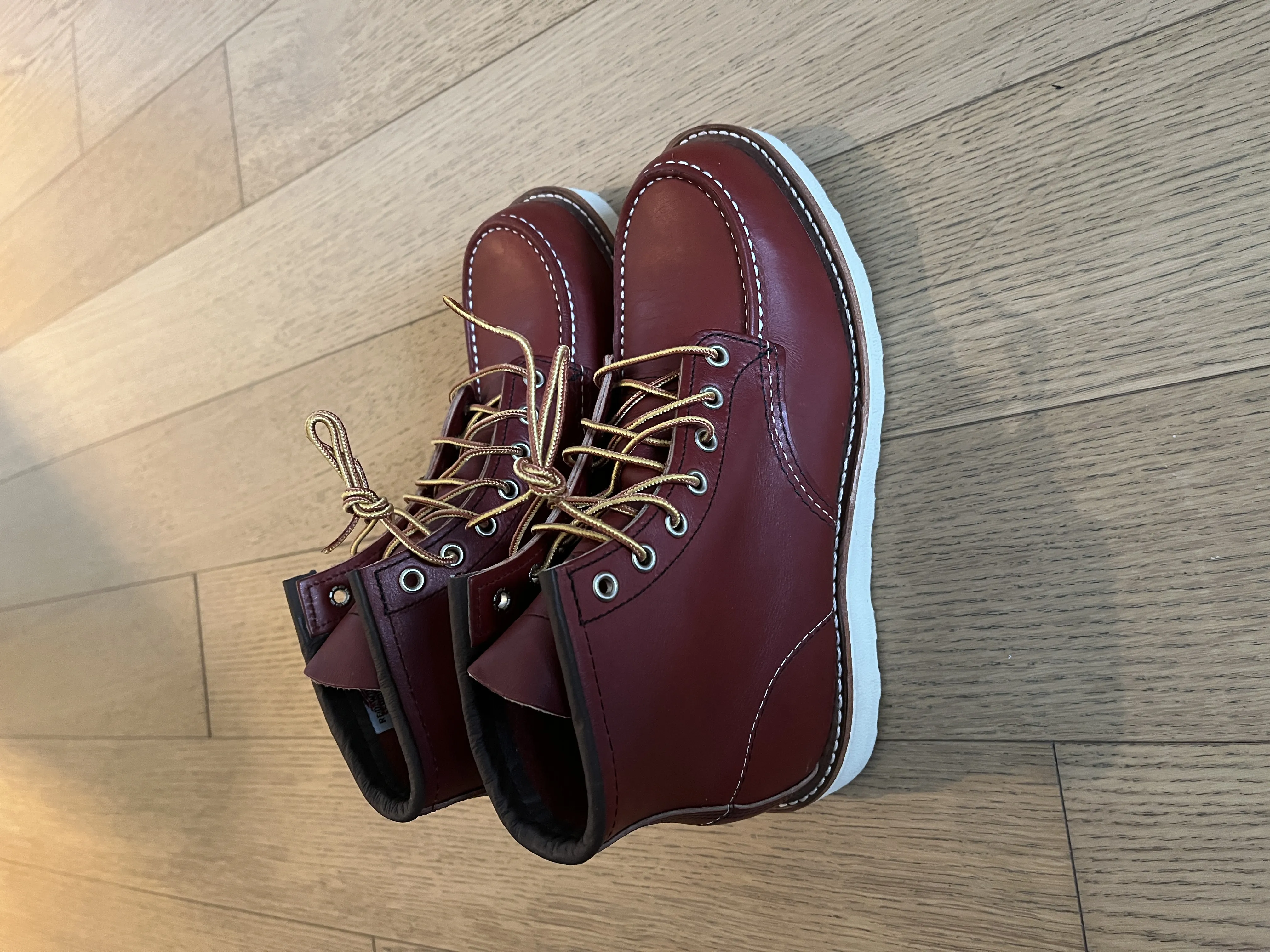 Red Wing Irish Setter Moc Toe Oro Russet US size 7 D