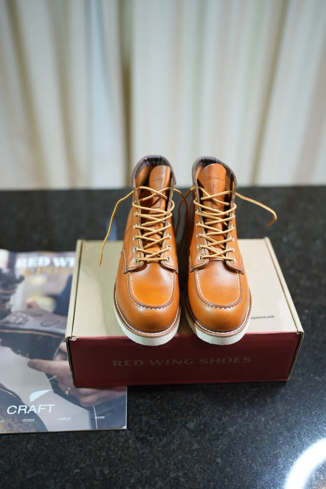 Red wing 875 Heritage 6” Moc toe boot