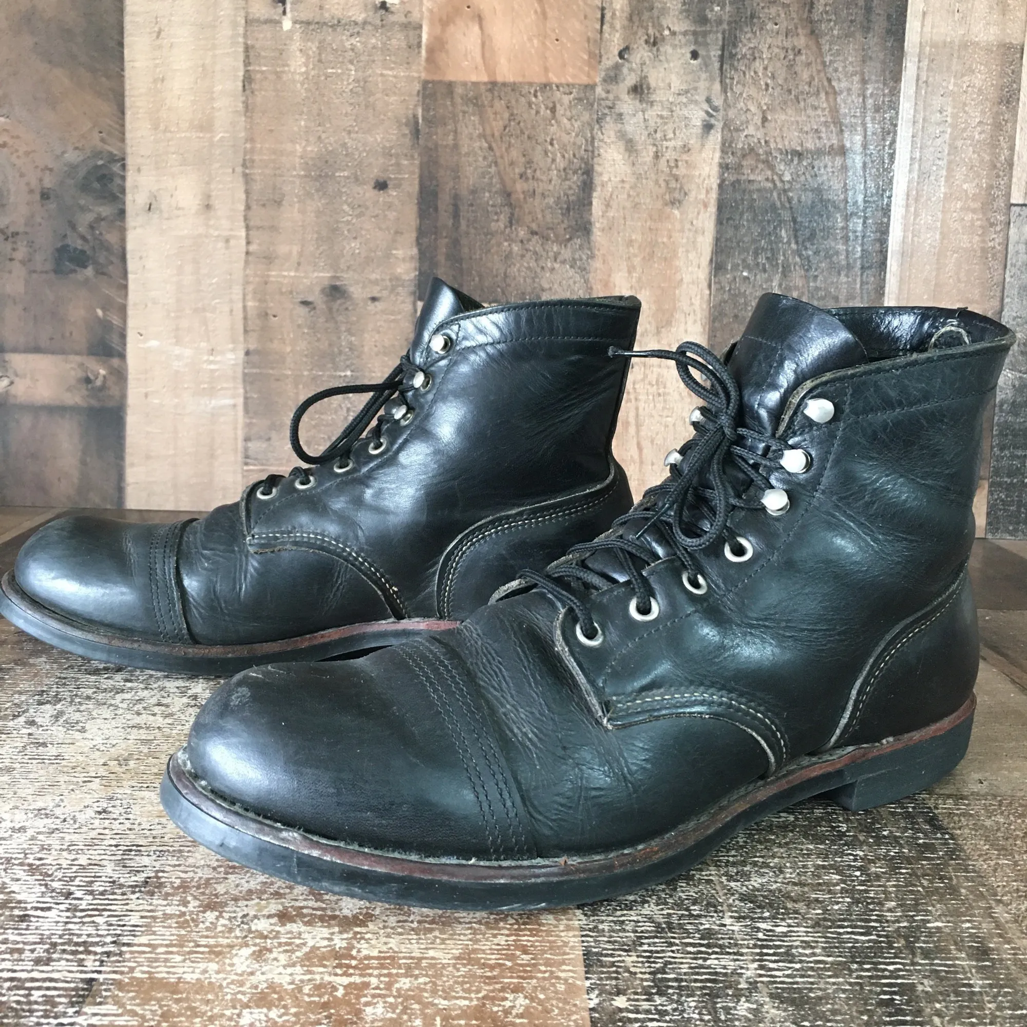 Red Wing 8114 Iron Ranger Cap Toe Boots Mens 11.5 D