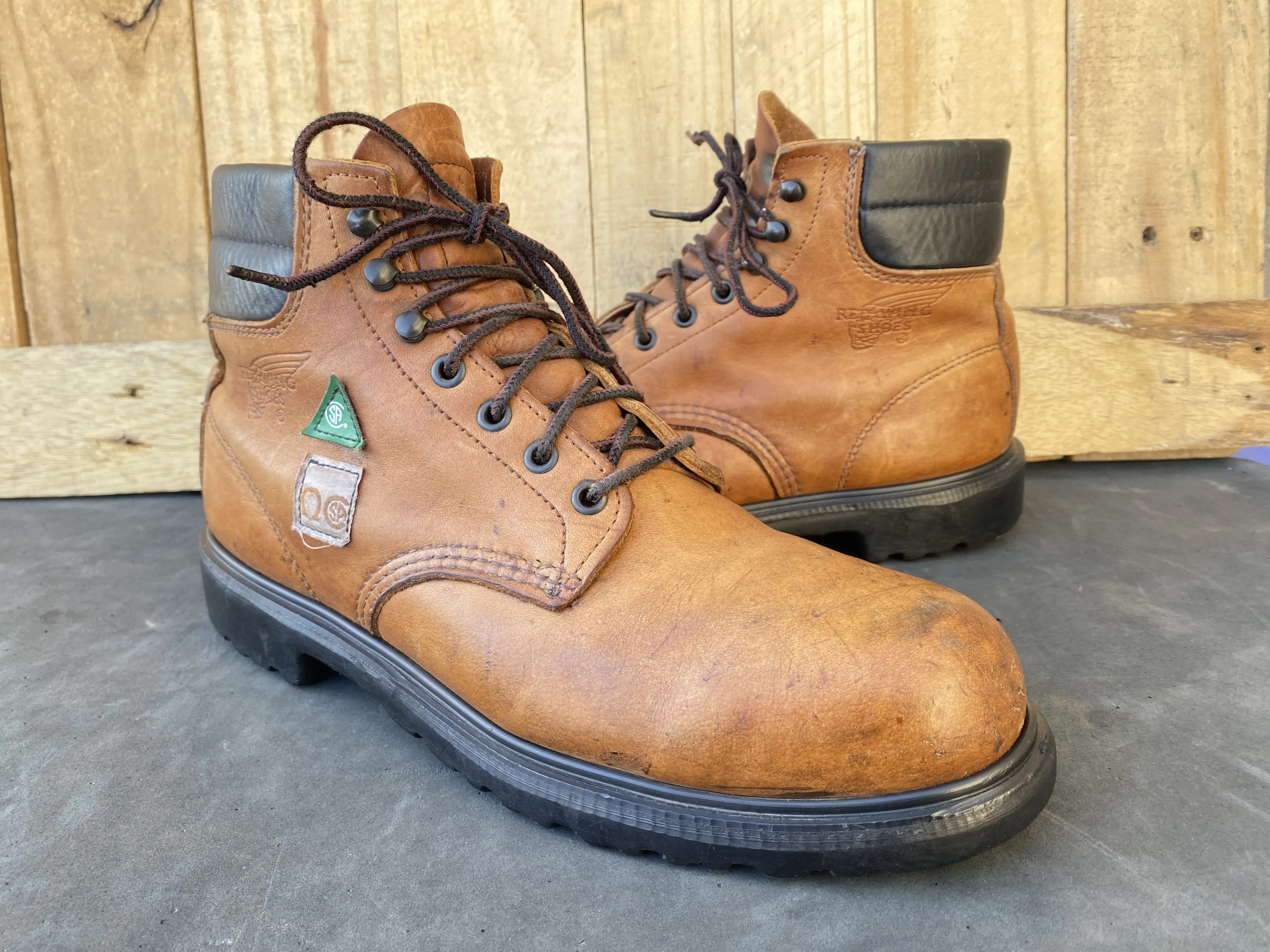 Red Wing Shoes Vintage Insulated Steel Toe EH Supersole
