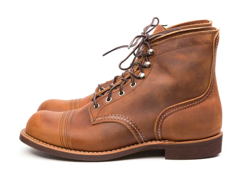 RED WING 8085 IRON RANGER COPPER ROUGHT & TOUGH