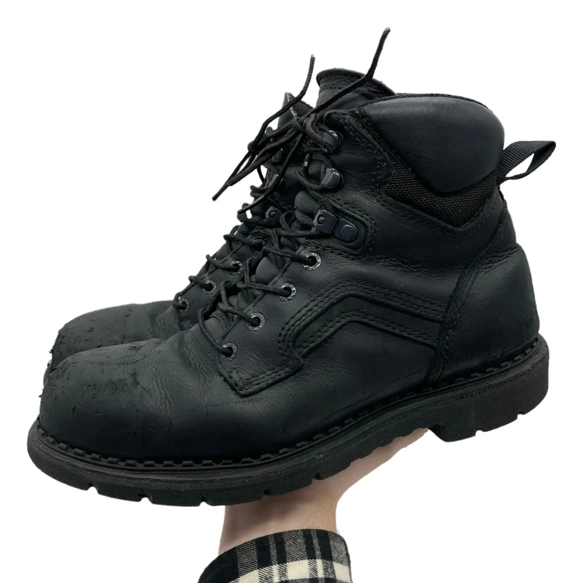 Red Wing Shoes Mens 2223 Work Safety Boots Black Leather 9.5
