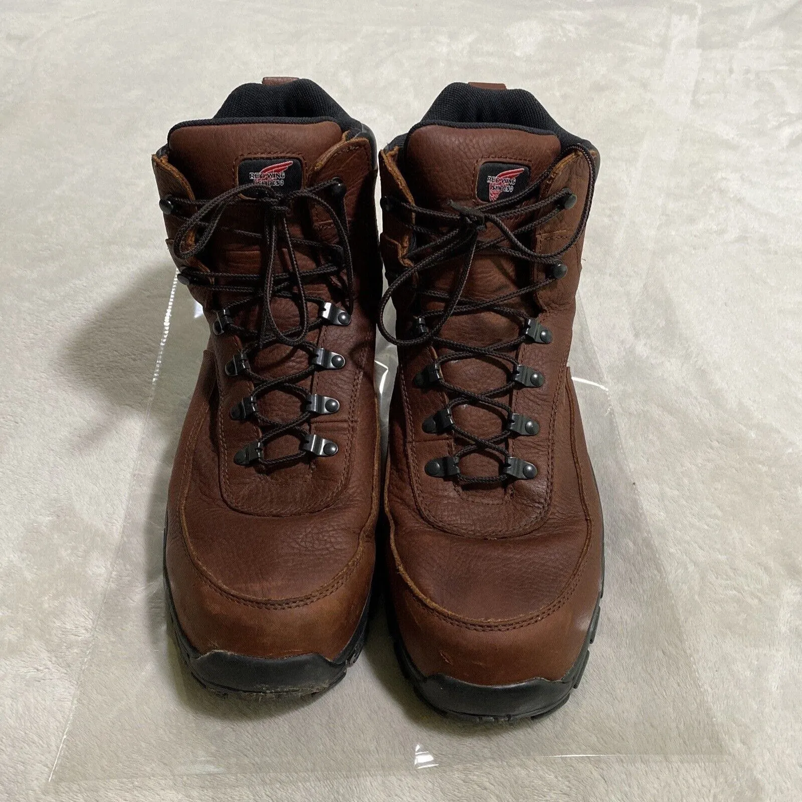 Red Wing Shoes SuperSole 6" 202 Work Boots Leather Toe 14
