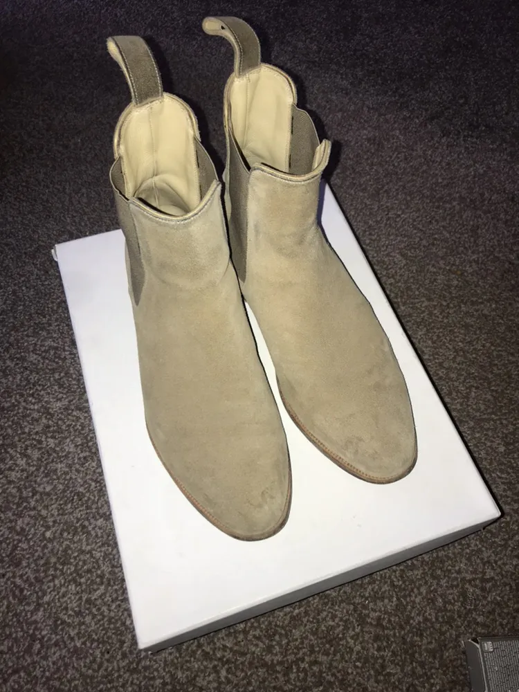 Tan Suede Chelsea Boots