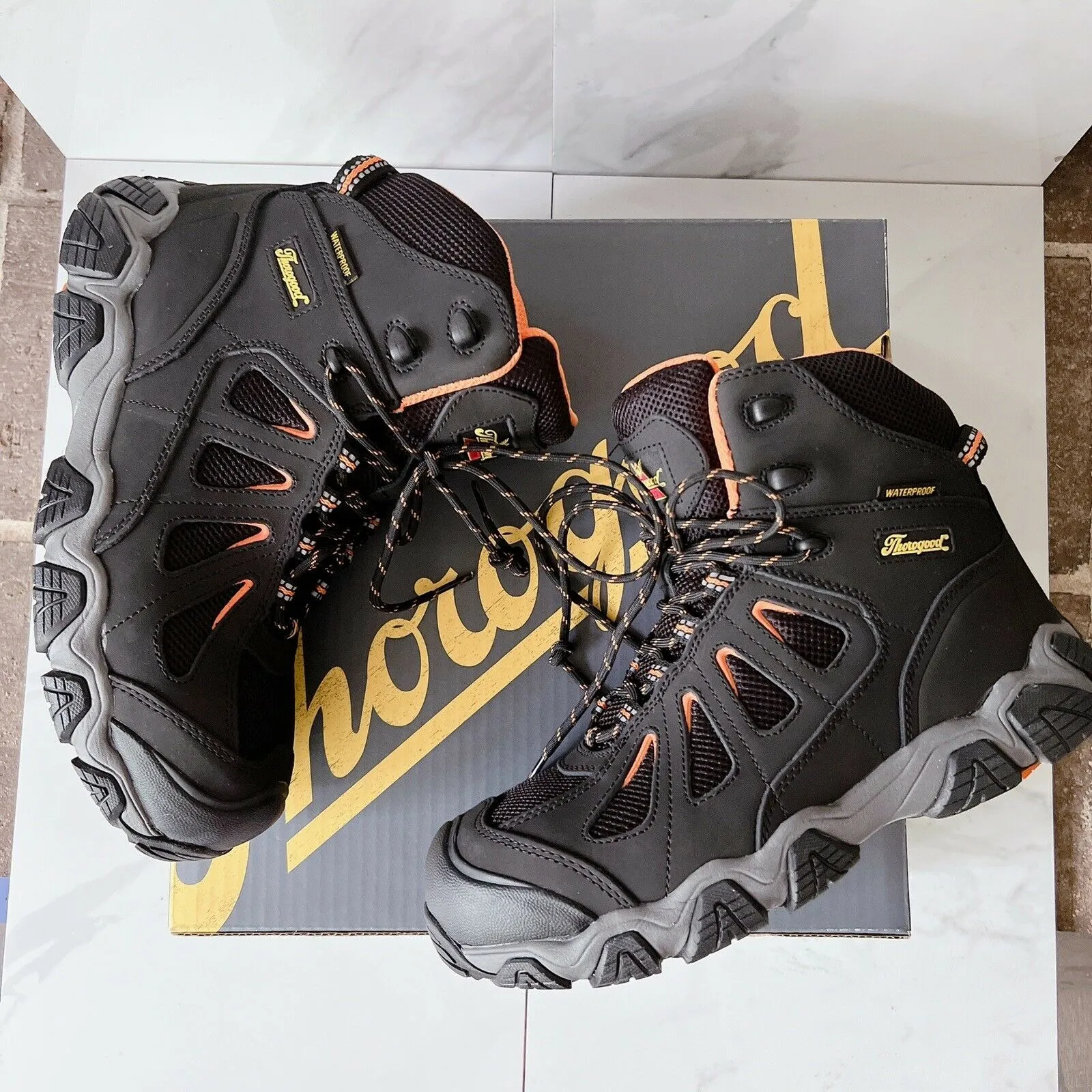 Thorogood Crosstrex 6" Waterproof Safety Comp Toe Boots 9