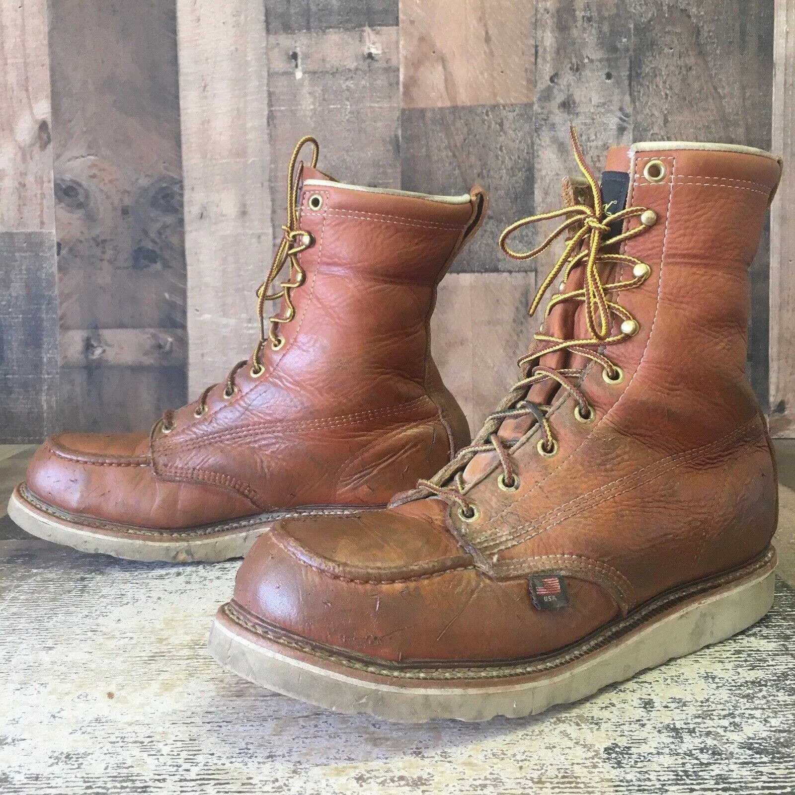 Thorogood 804-4208 Safety Toe Work Boots Mens 9 D
