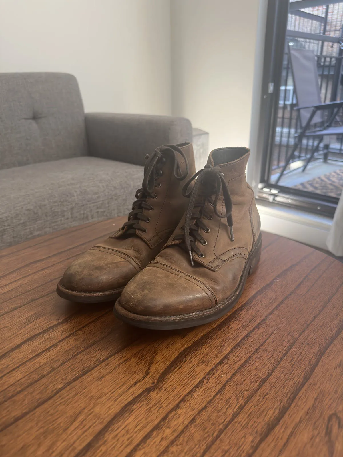 Leather Captain Boots
