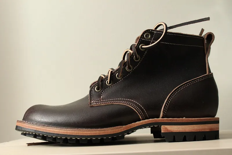 Viberg x Styleforum Waxed Flesh Service Boots