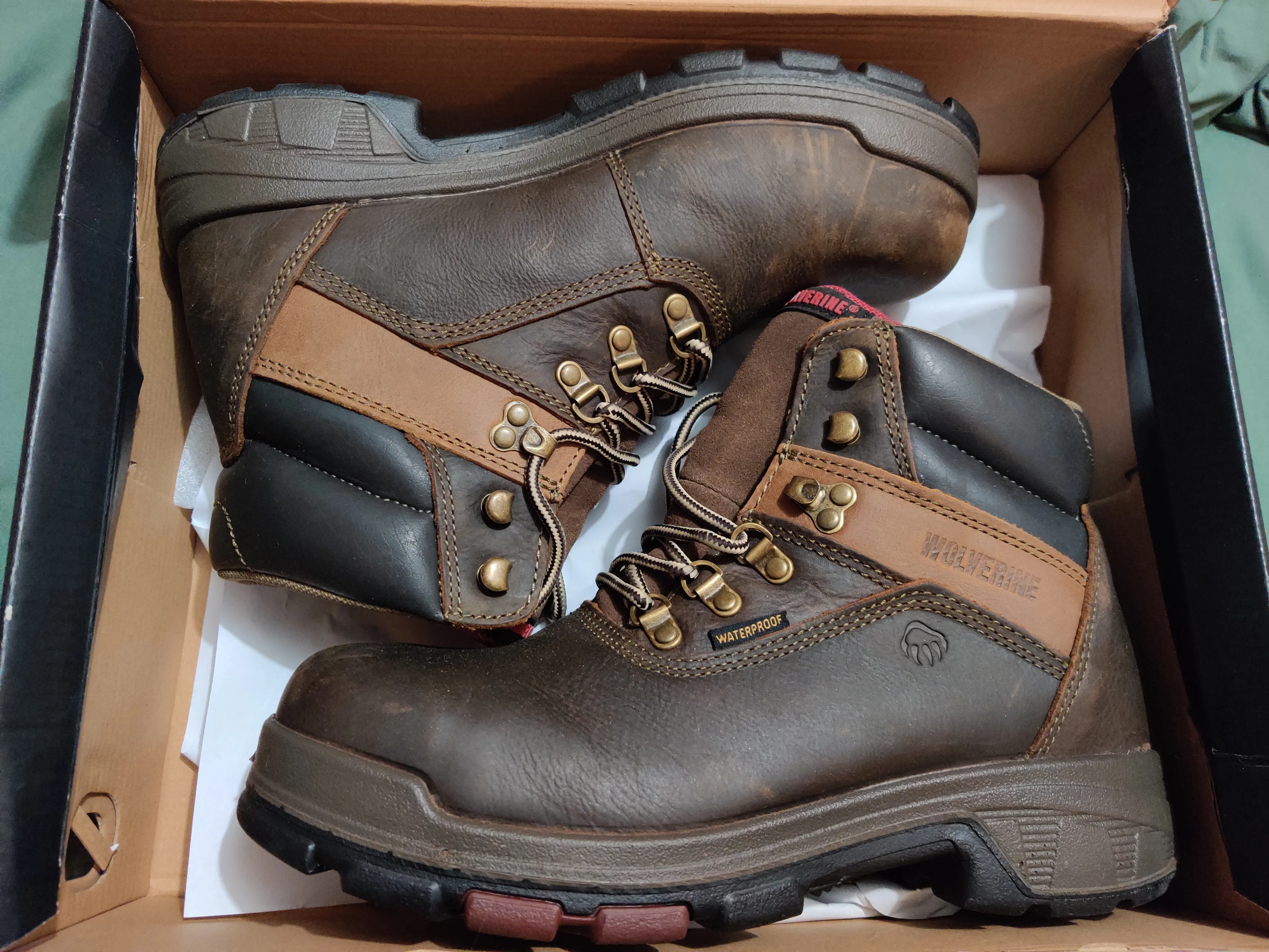 Wolverine Cabor 6'' Boots Sz 9.5