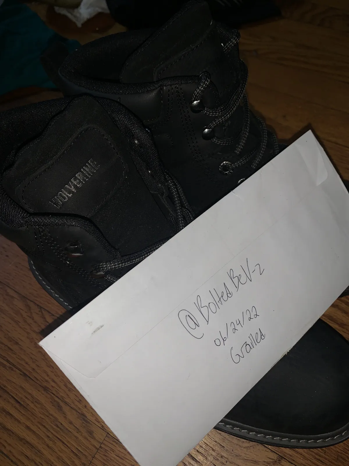 Black Wolverine Steel Toe Boots