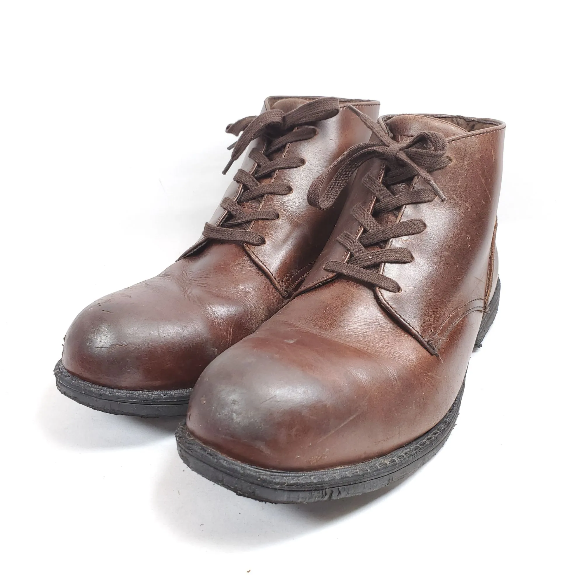 Wolverine Men's Size 12 Safety Toe Chukka Boots Brown