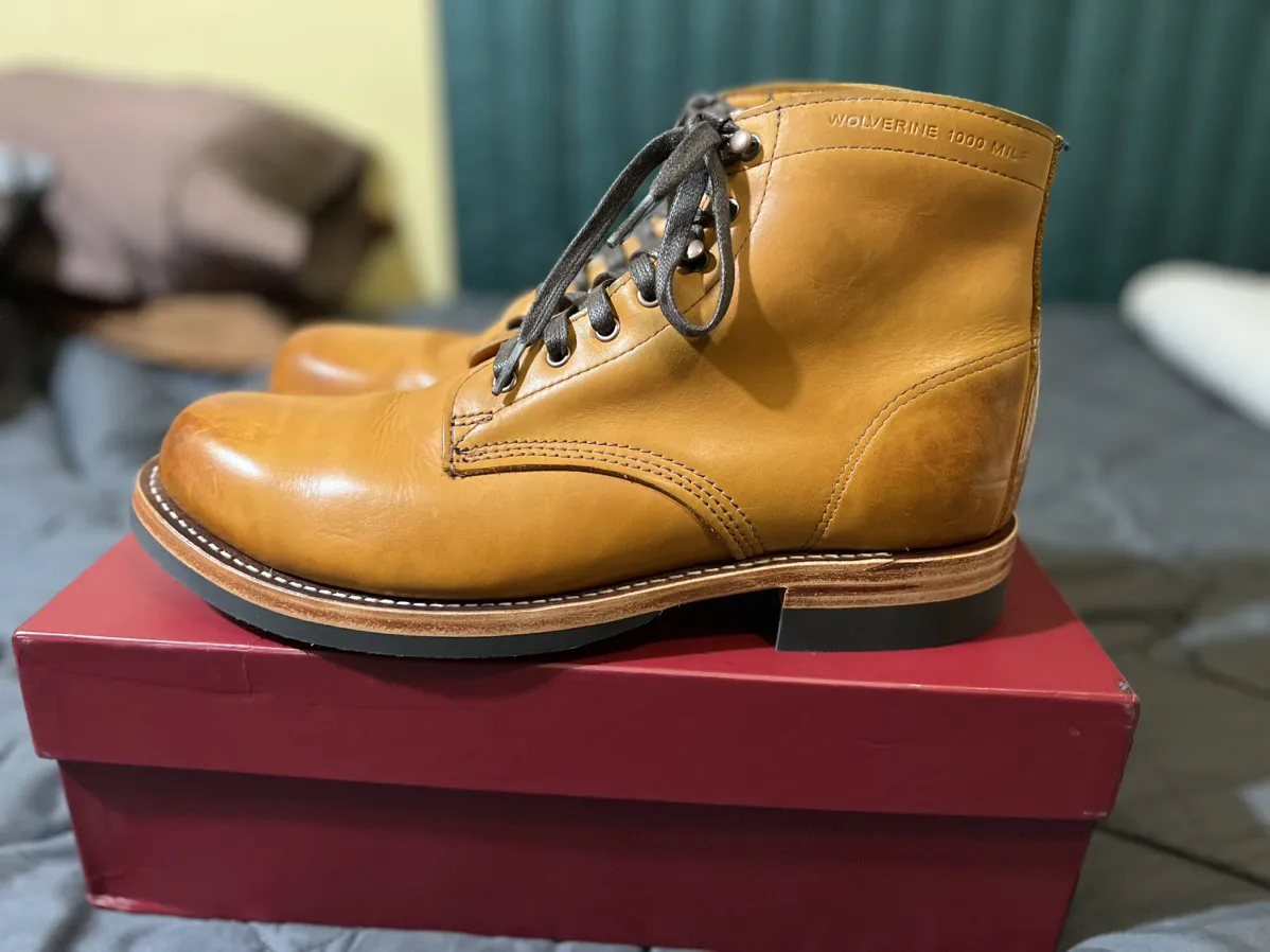 Wolverine 1000 mile boots