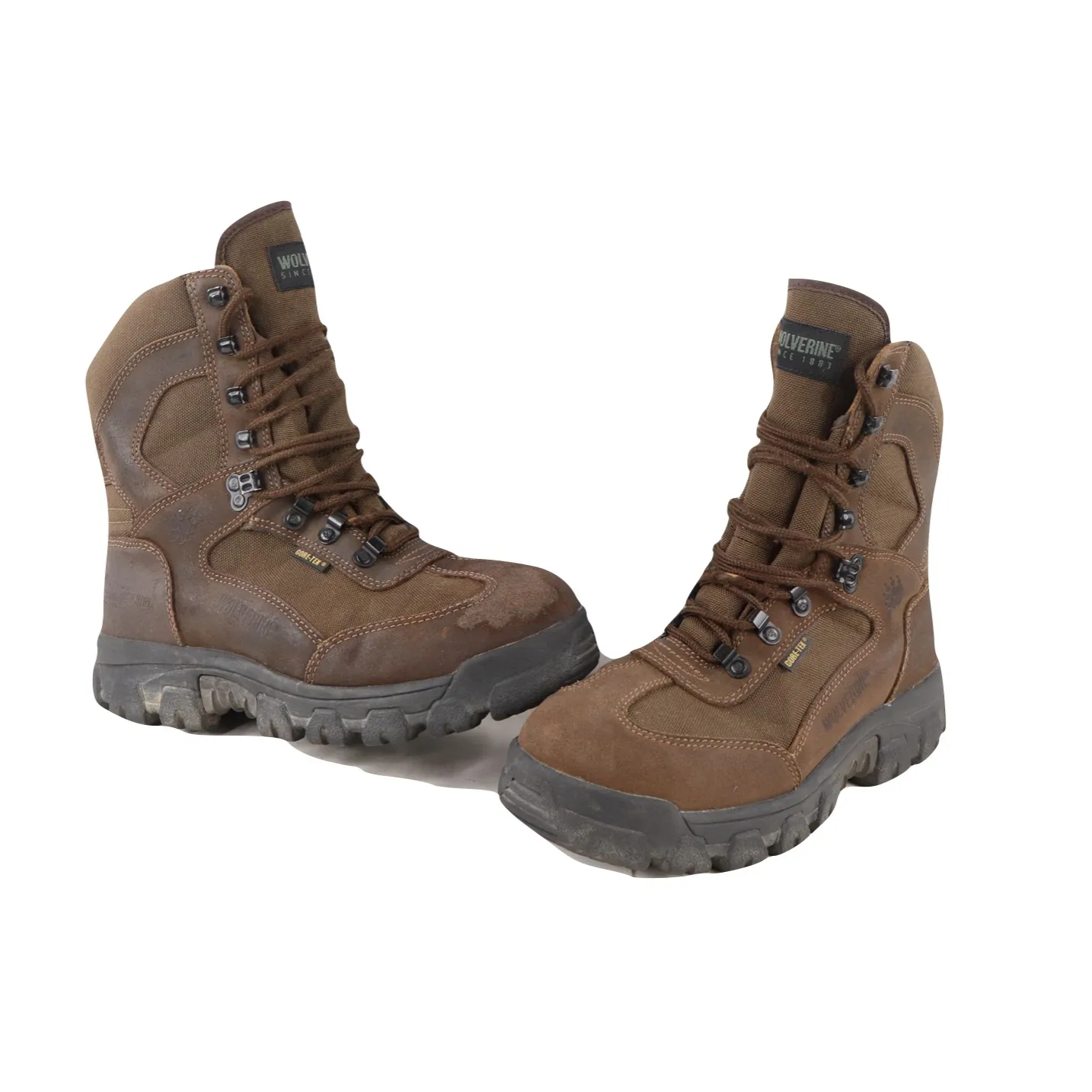 Vintage Wolverine Goretex Waterproof Leather Boots Brown