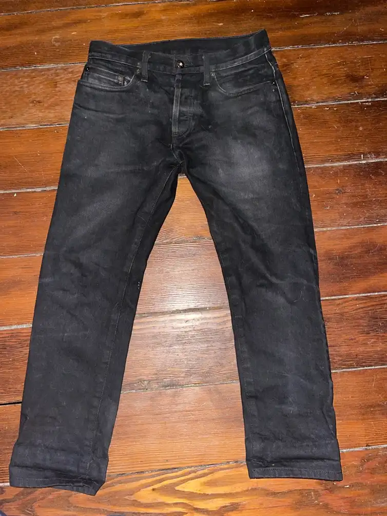 3Sixteen ST-220x Slim Tapered Double Black Selvedge 28x34
