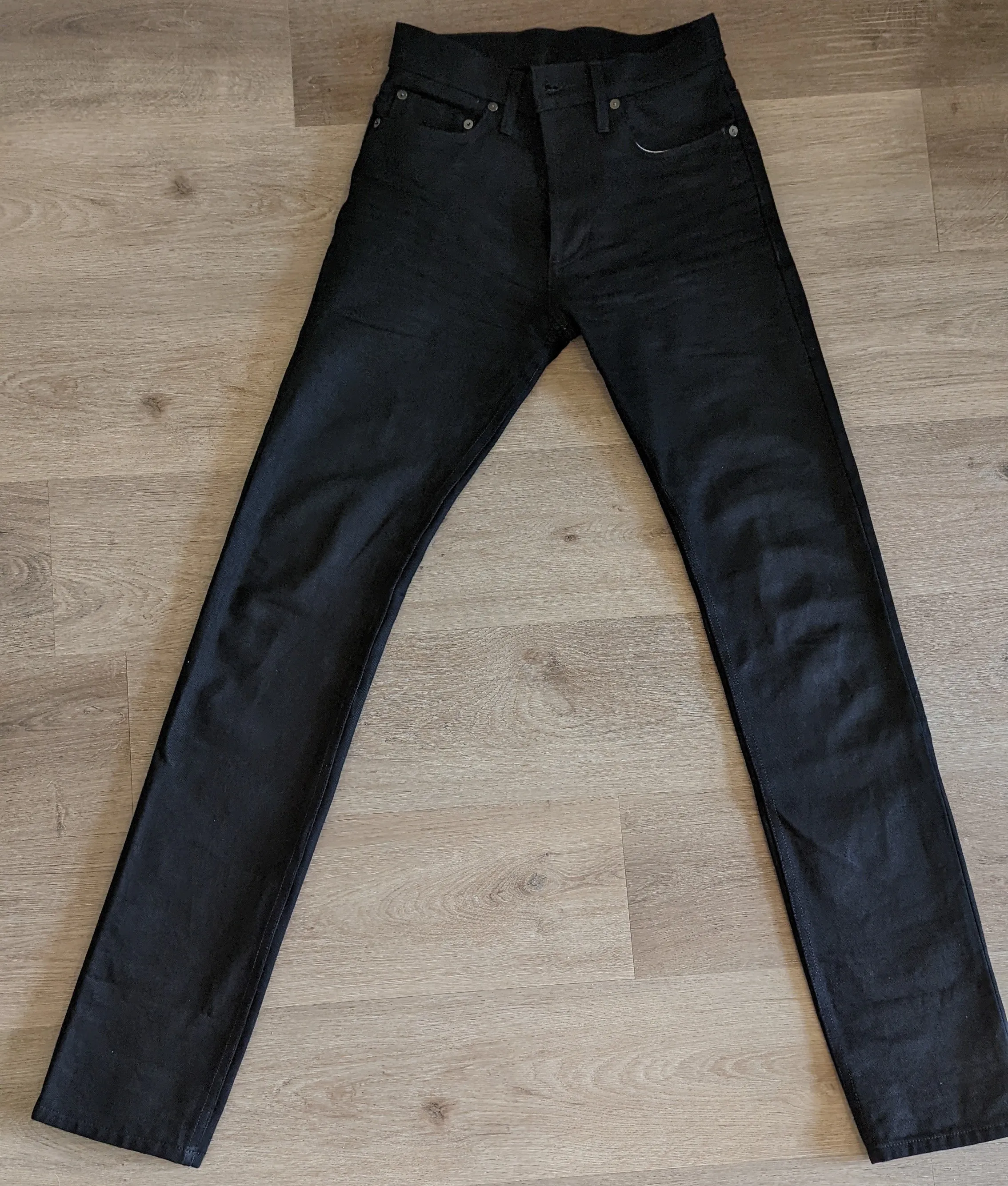 ST-220x "Solid Black" 14.5oz Selvedge Denim
