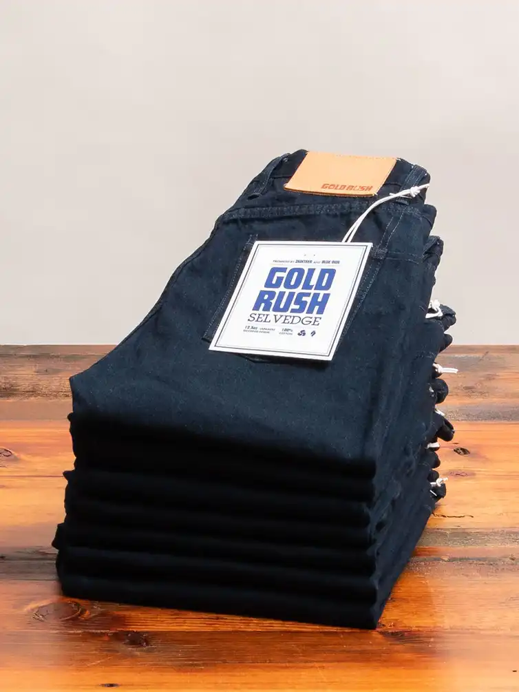 3sixteen x Blue Owl "Gold Rush" 12.5oz Shadow Selvedge Denim