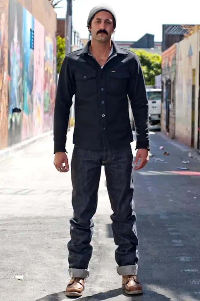3SIXTEEN + 11BSP INDIGO SELVEDGE JEAN 18oz denim