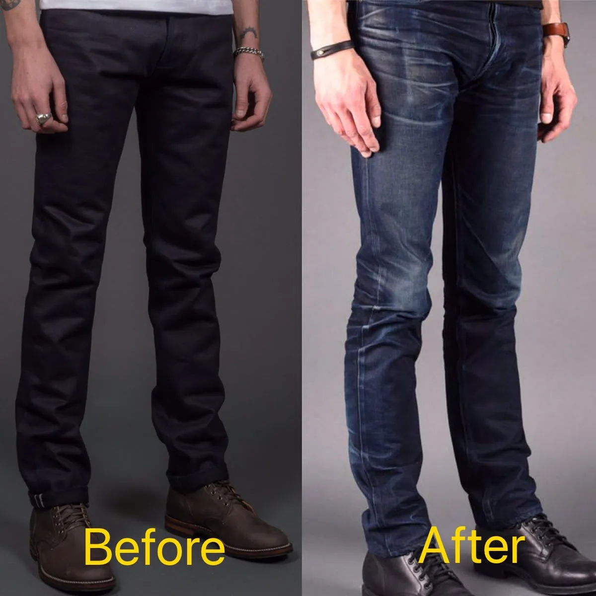ST-120x Shadow Selvedge 14.5 oz Raw Denim Jeans 28 x 36