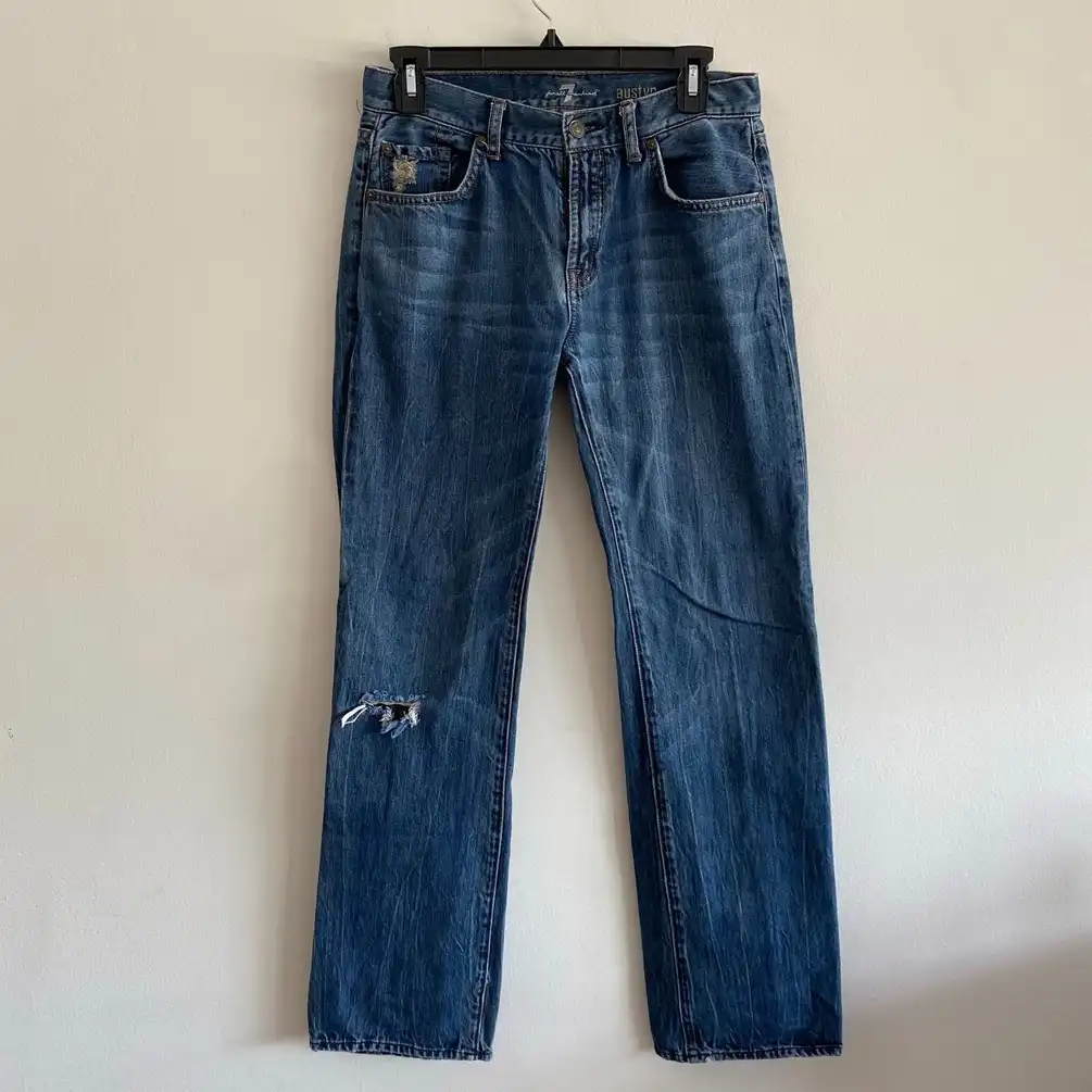 Distressed Austyn Relaxed Straight Jeans 16