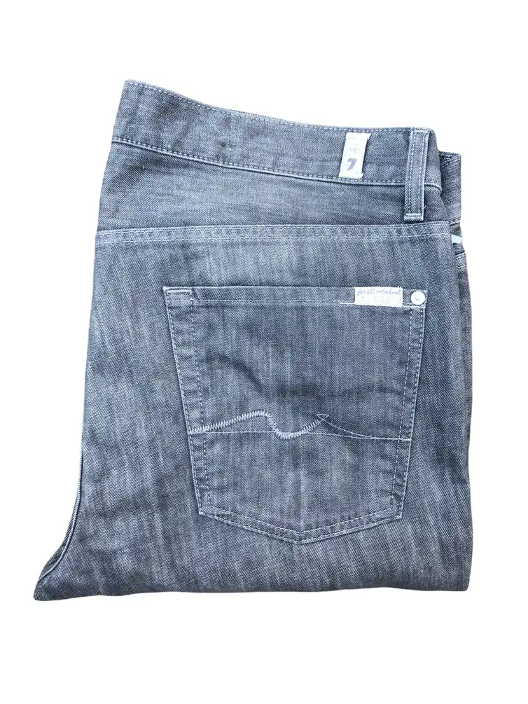 Vintage 7 For All Mankind Jeans Size 36 Gray