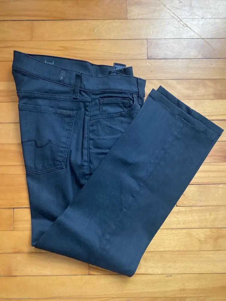 7 for Mankind jeans black 34x29