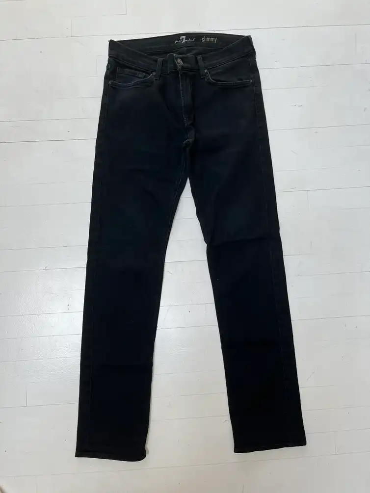 7 For All Mankind Men’s Slimmy Jean in Black